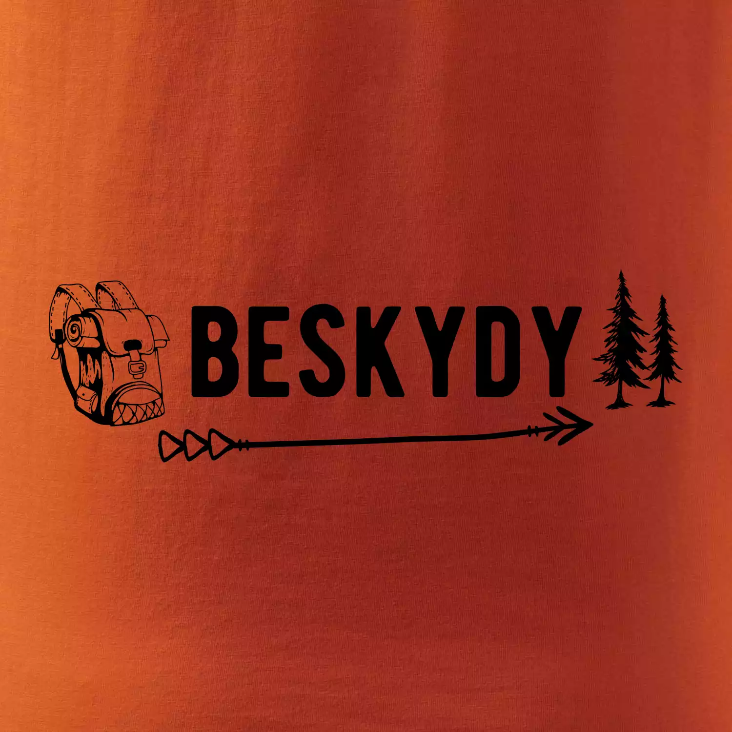 Beskydy nápis