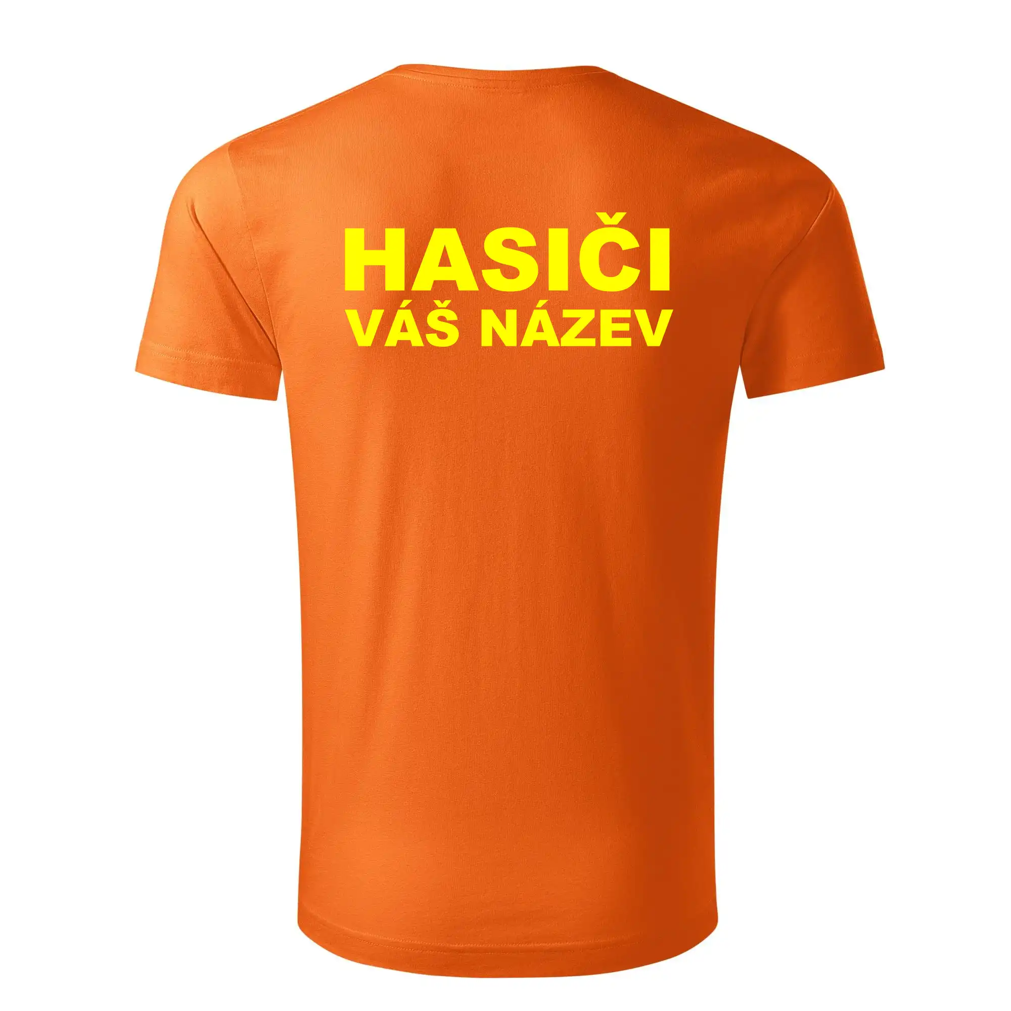 Hasiči - žlutý nápis - váš název sboru