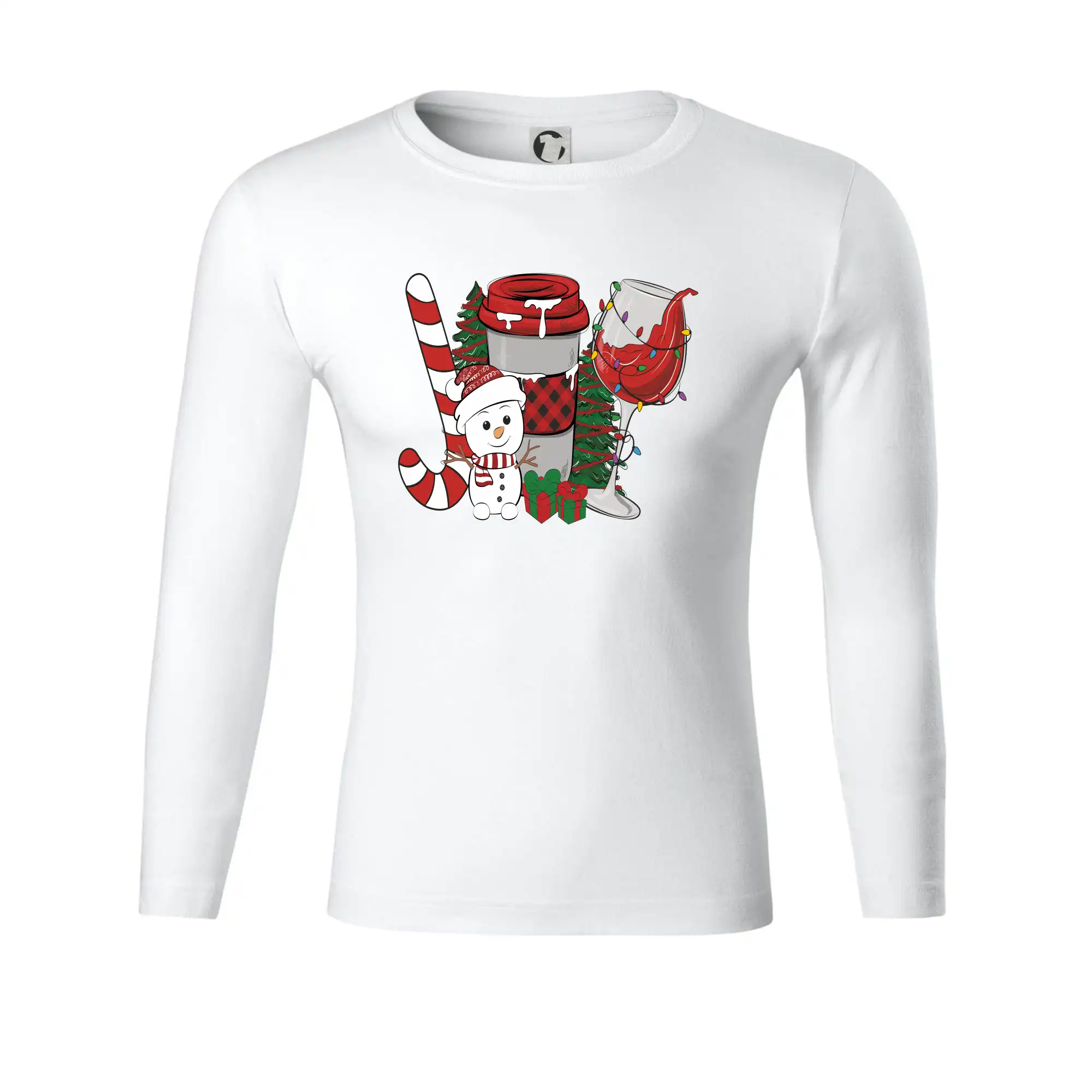 Vánoce, víno a sněhulák