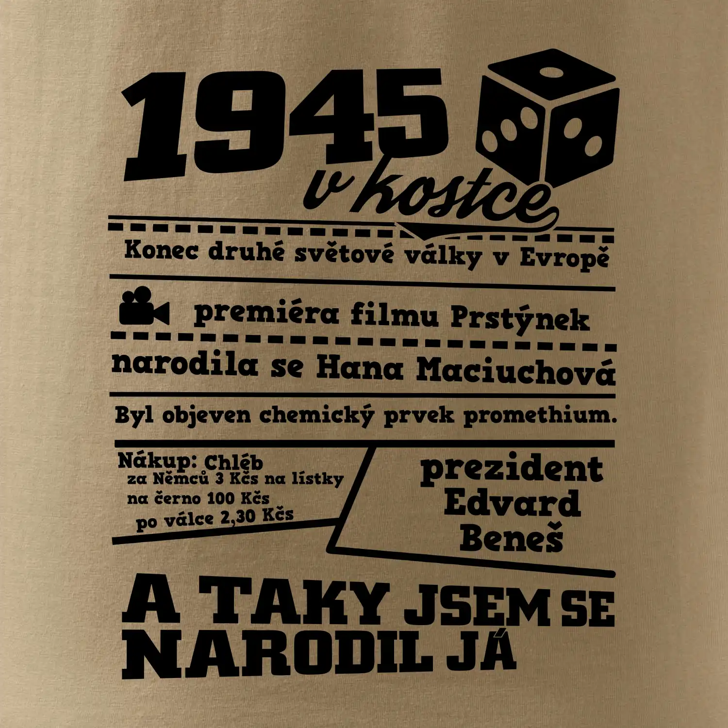 1945 v kostce