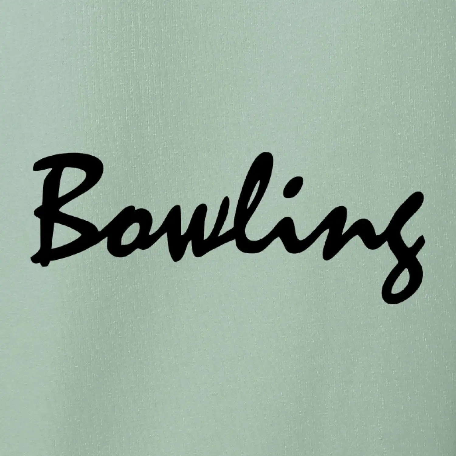 Bowling nápis psací