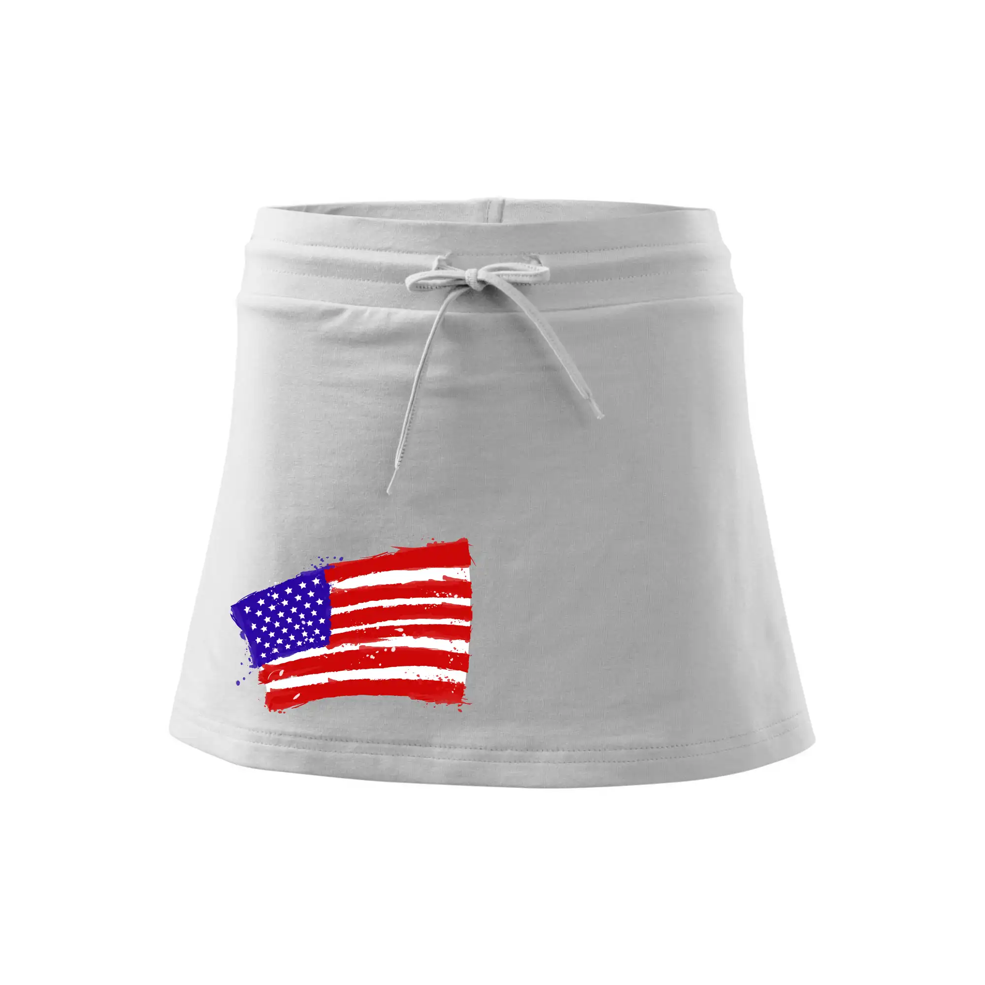 Americká vlajka ohnutá