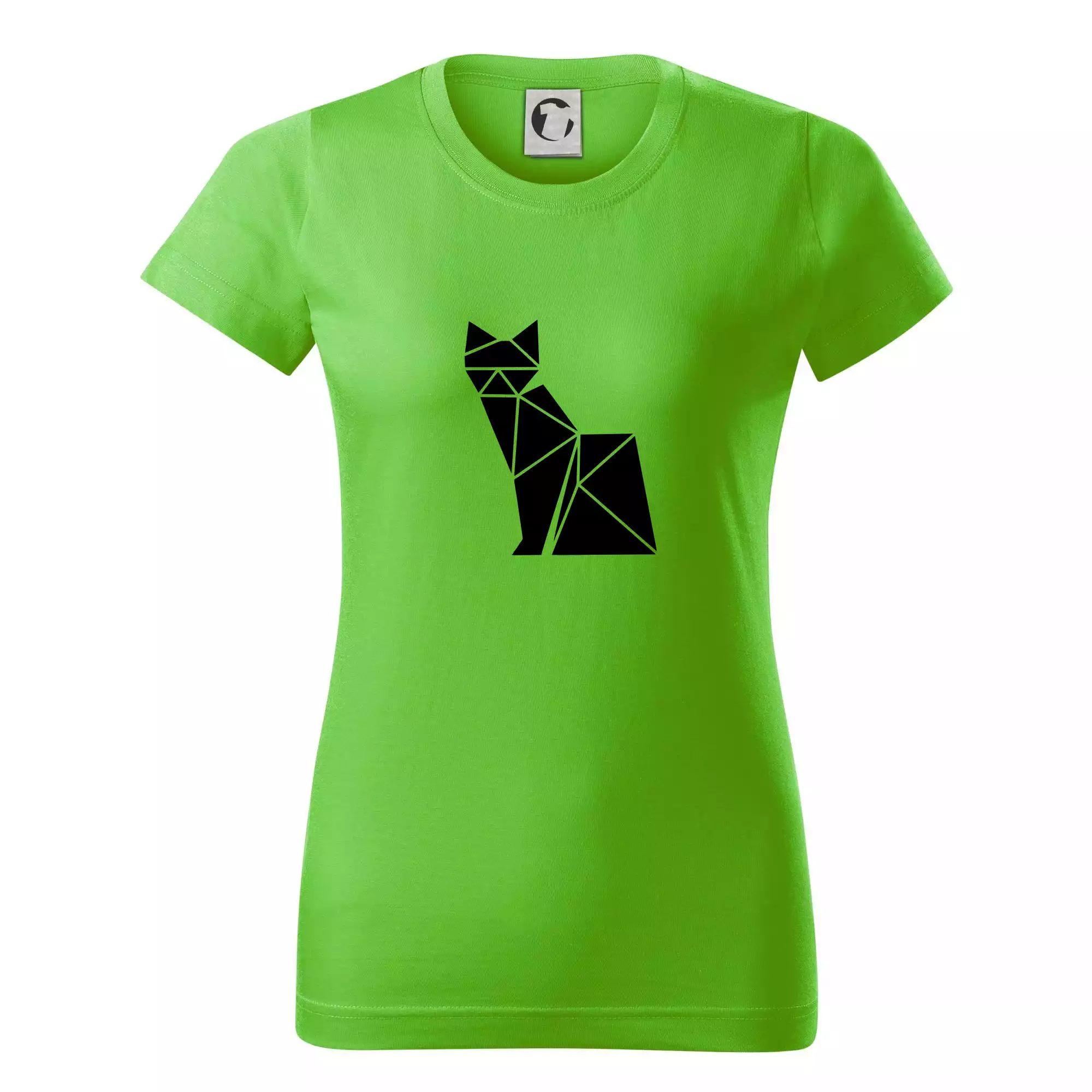 Origami kočka z boku