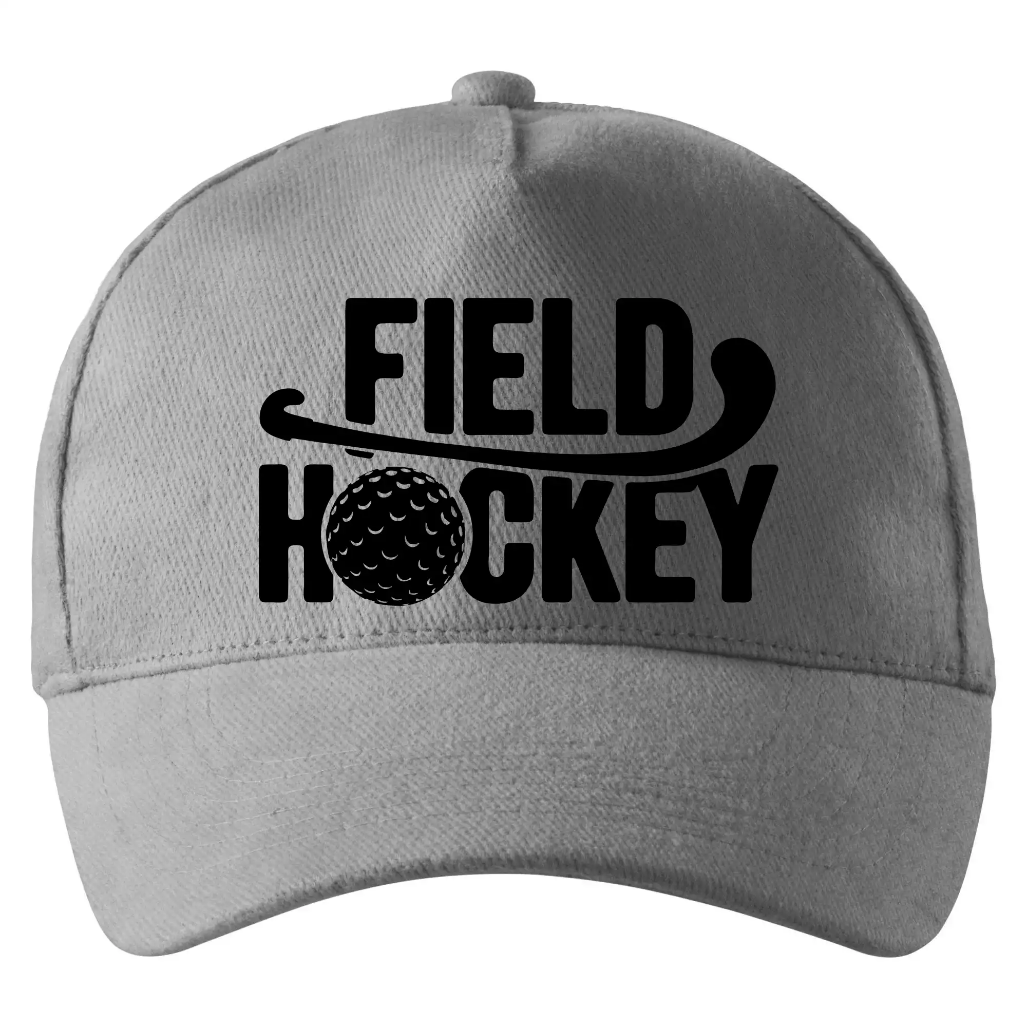 Field hockey míček a nápis