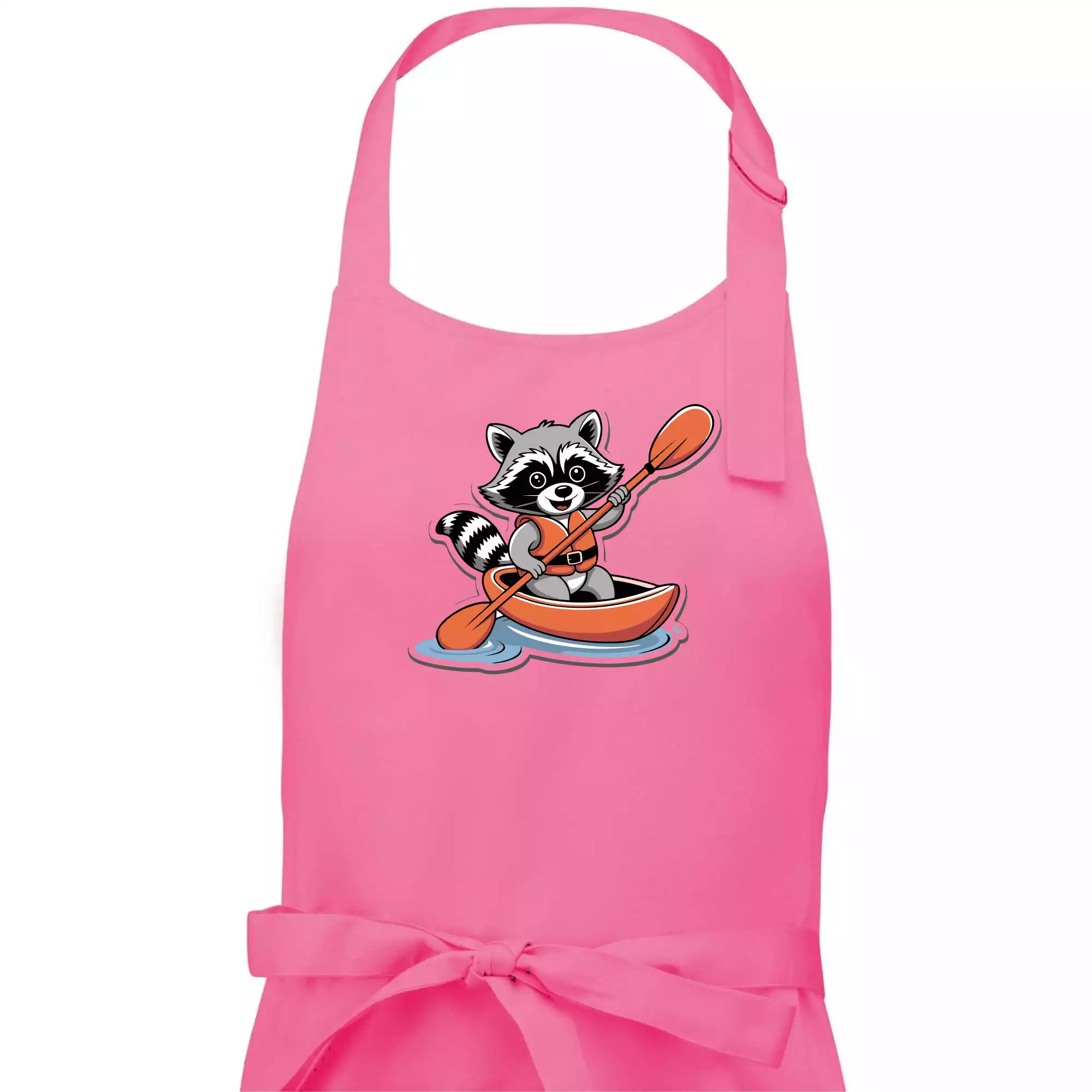 Mýval v kajaku kreslený