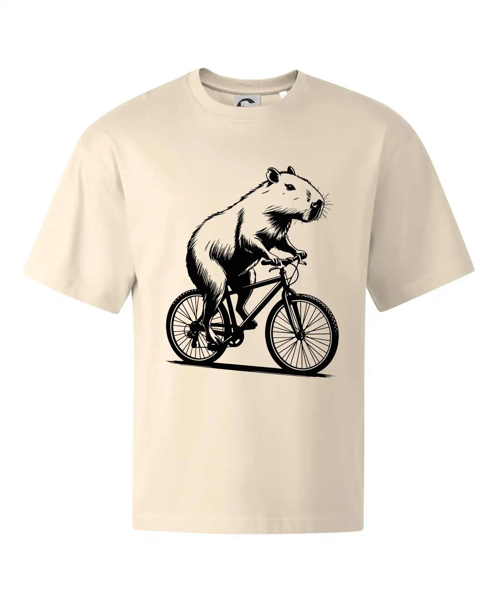 Kapybara na kole černá