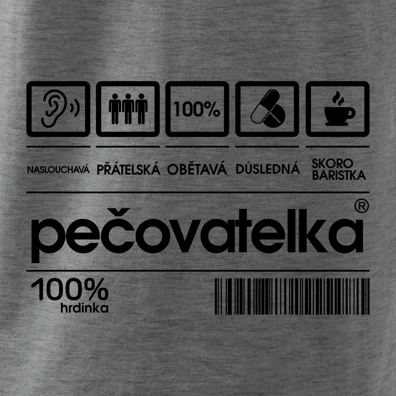 Čárový kód - pečovatelka