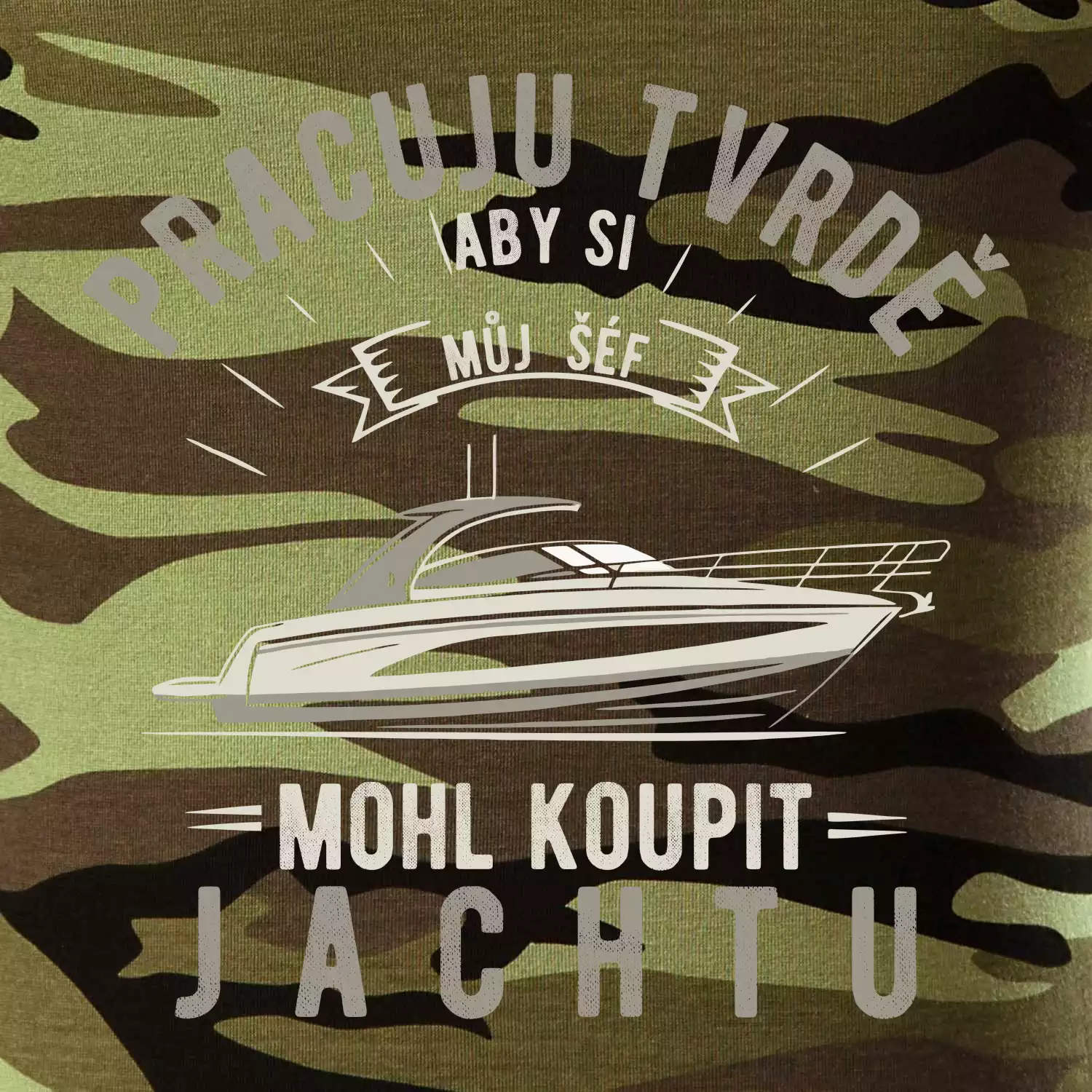 Pracuju tvrdě aby si můj šéf mohl koupit jachtu