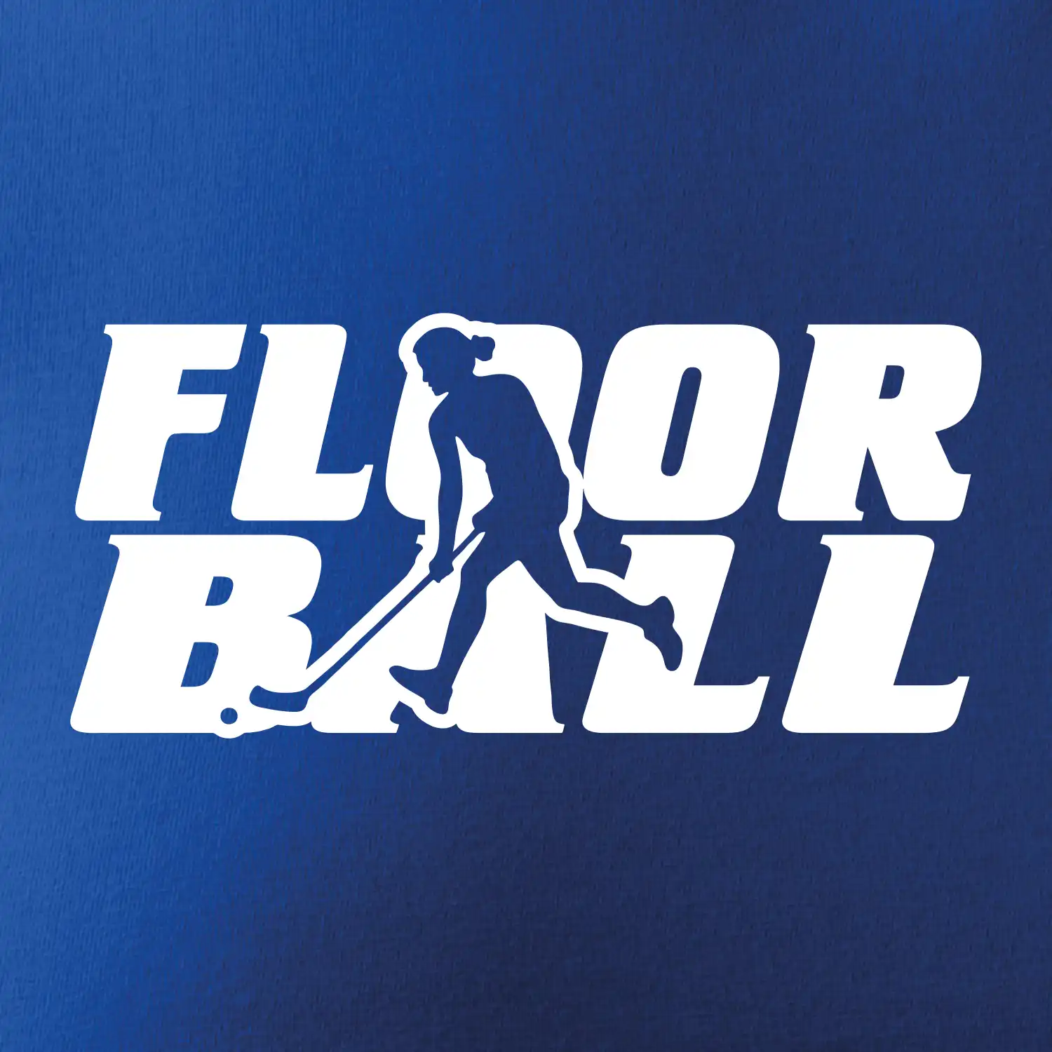 Floorball nápis rovný