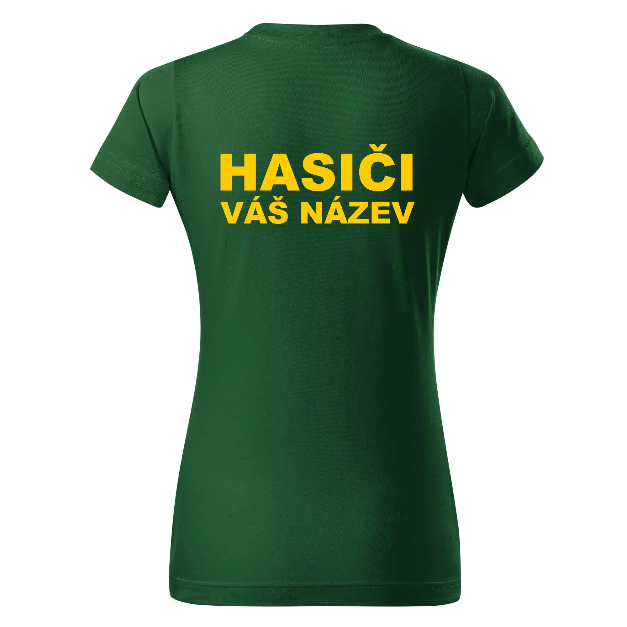 Hasiči - žlutý nápis - váš název sboru