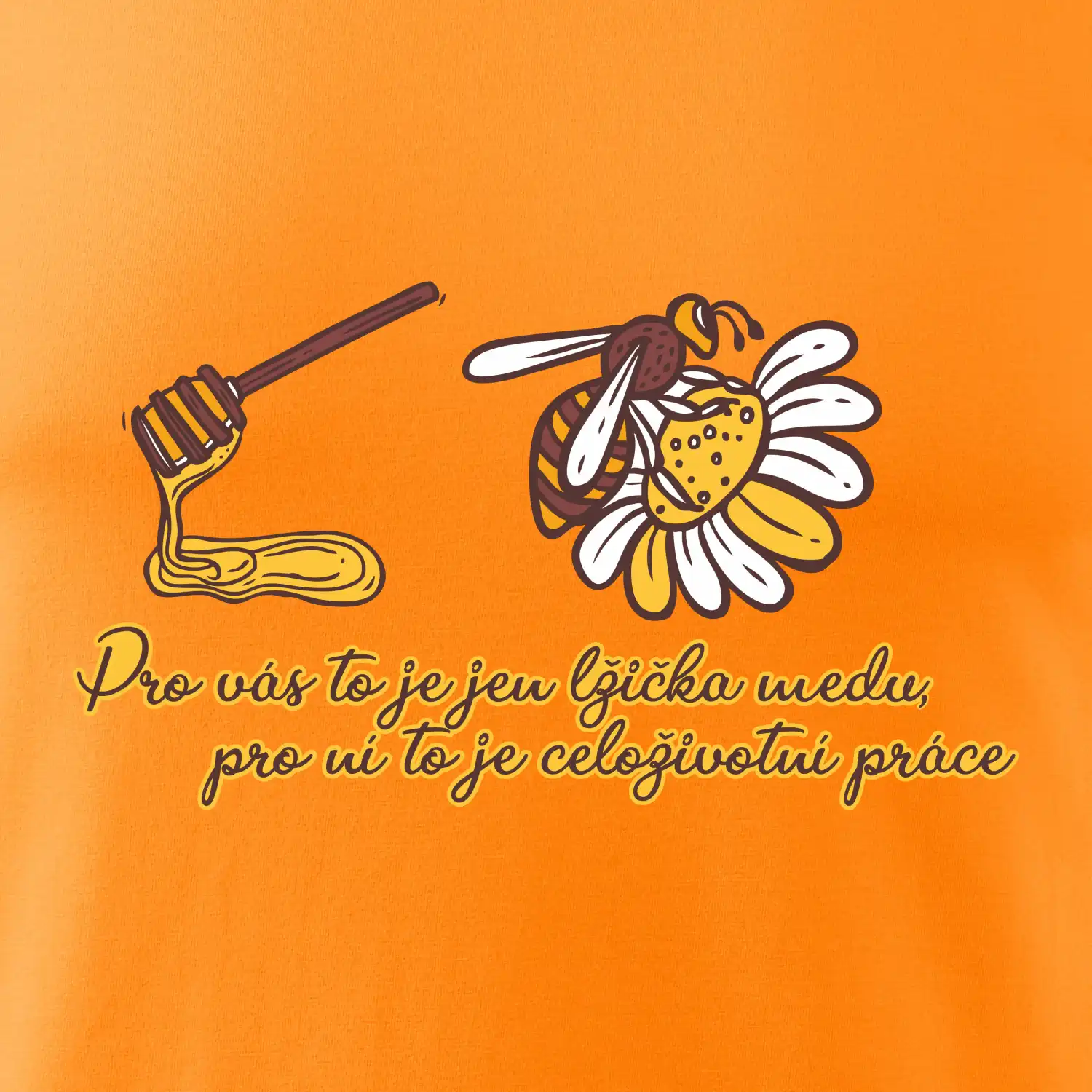 Včela - lžička medu
