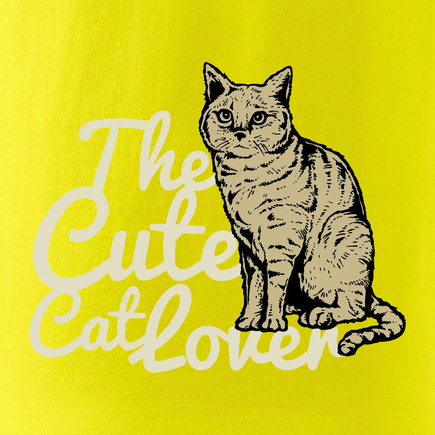 The cute cat lover
