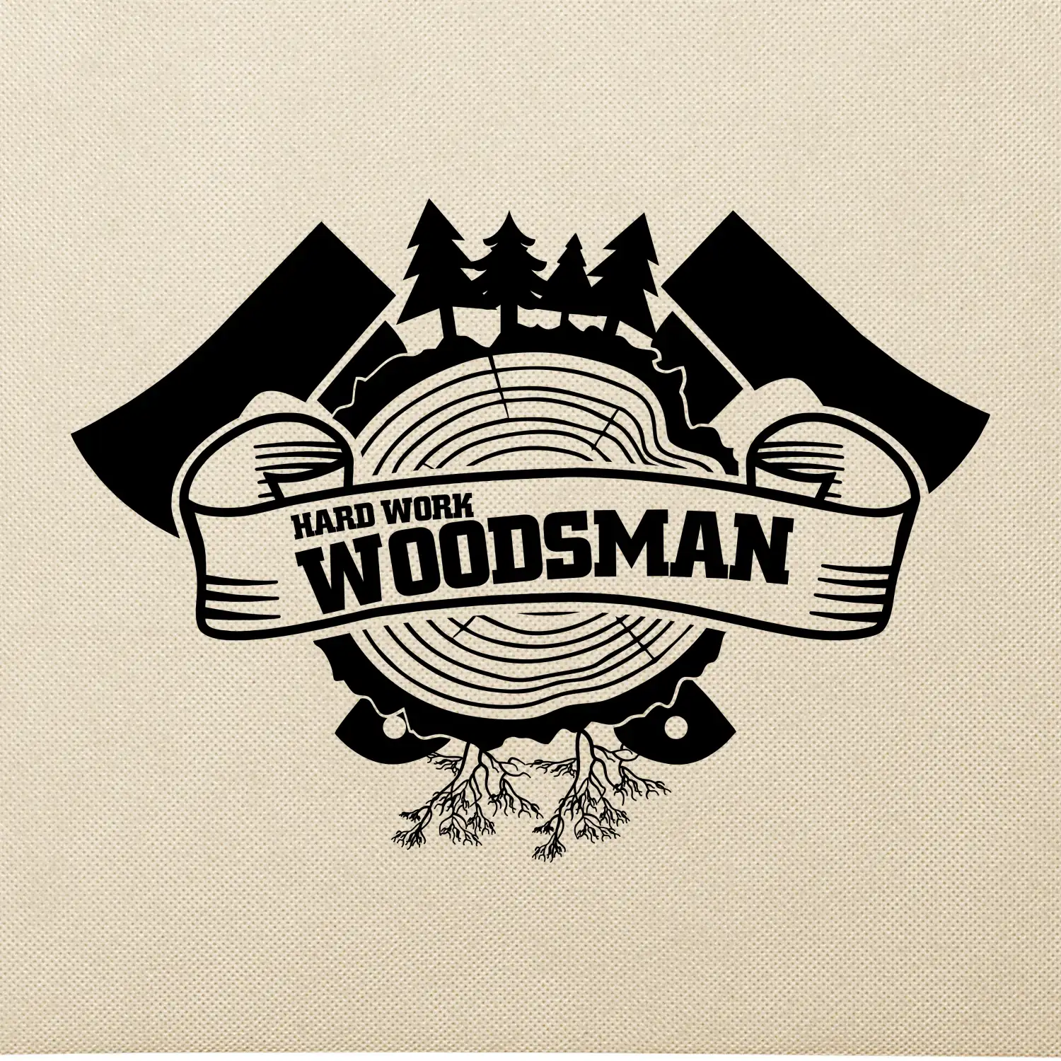 Hard Work Woodsman