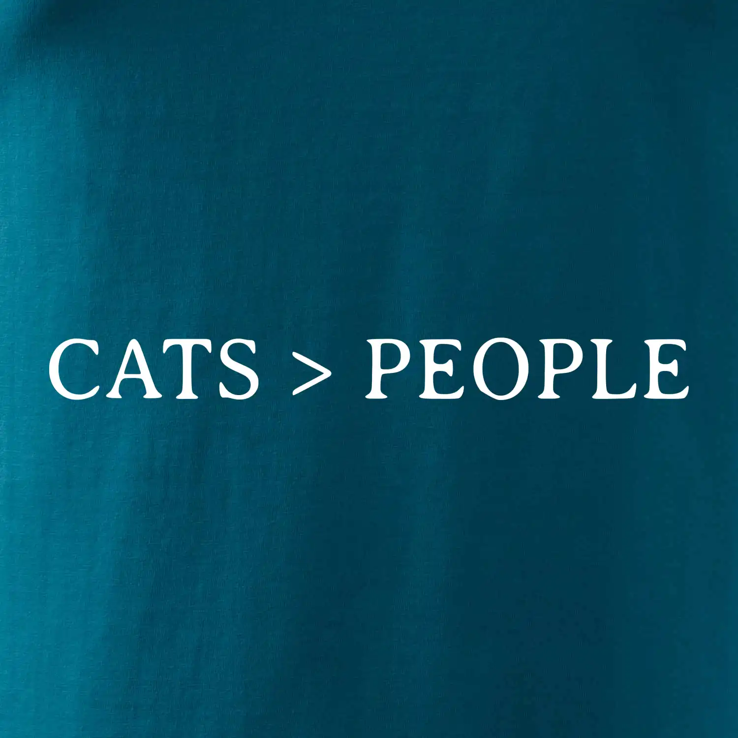 Cats > people