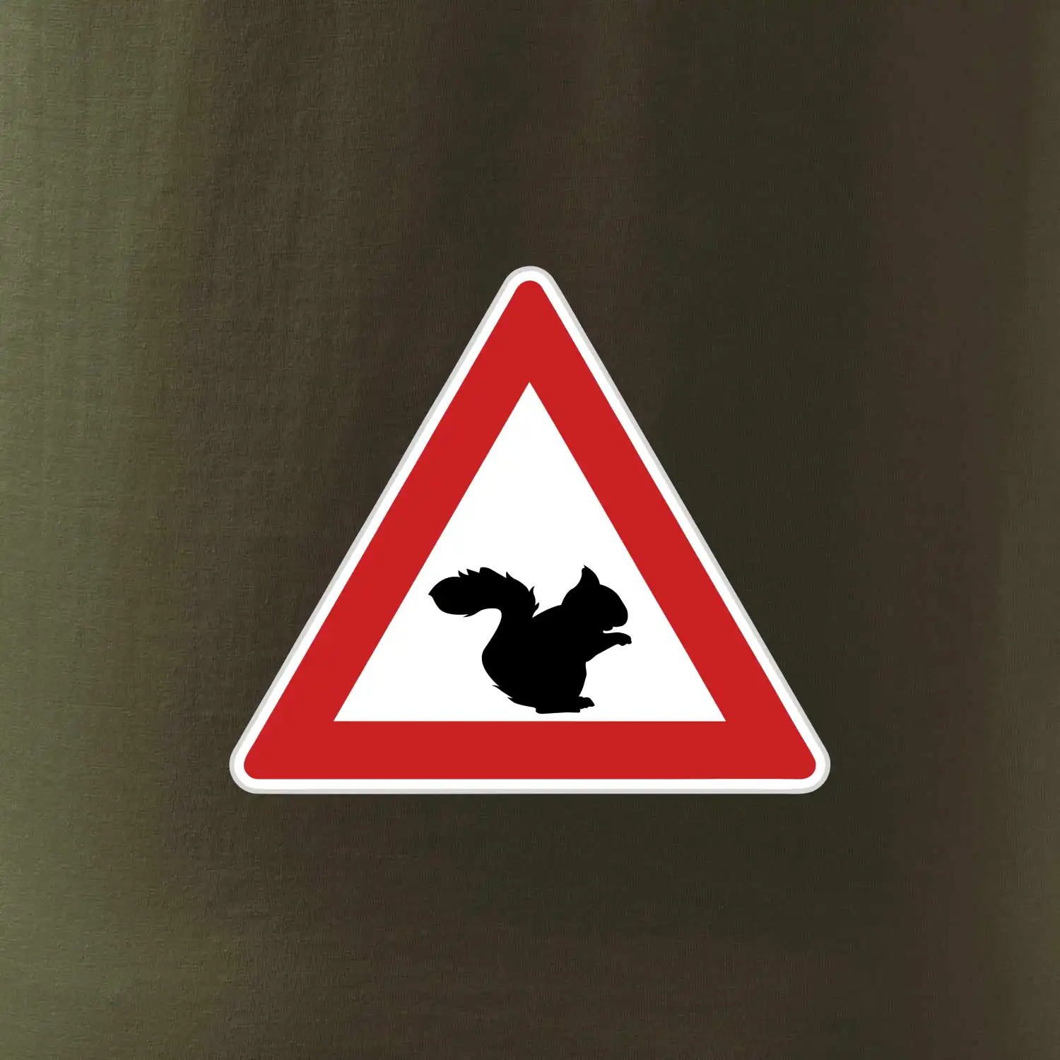 Dopravní značka - Pozor veverka