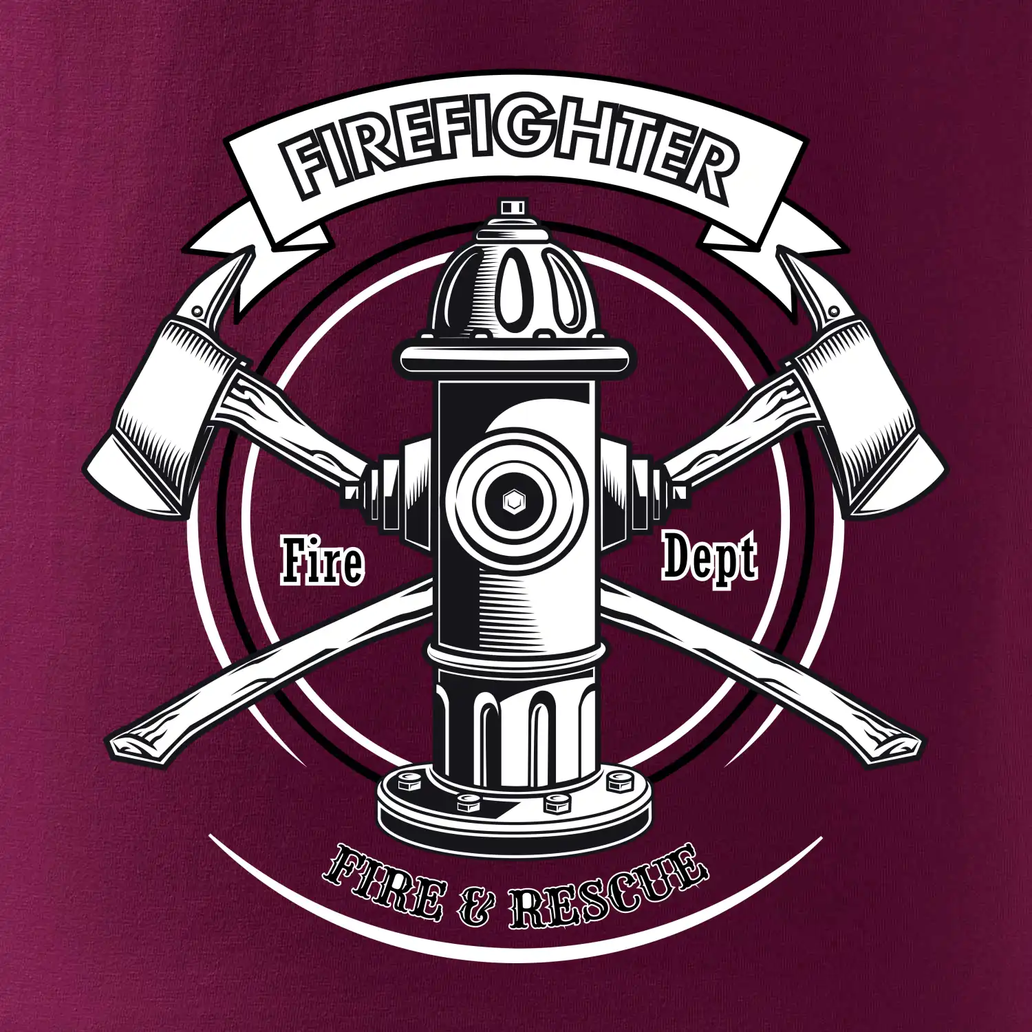 Firefighter logo Fire and rescue