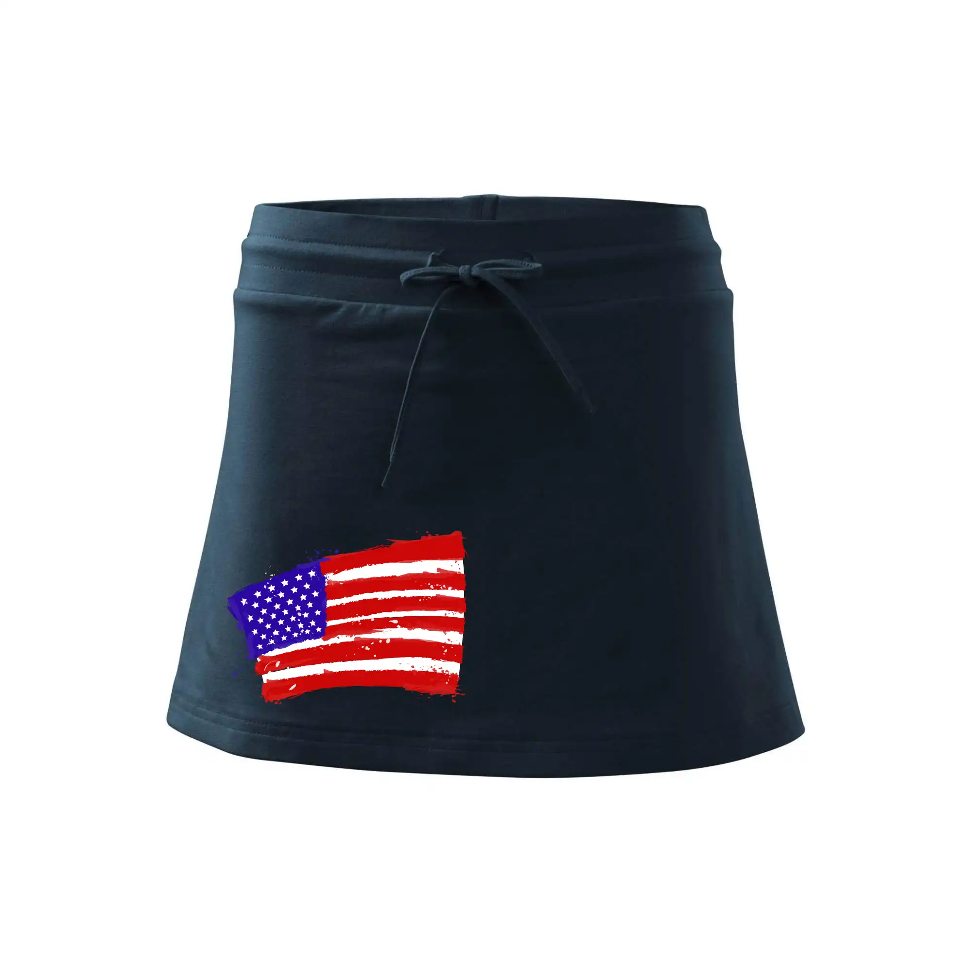 Americká vlajka ohnutá