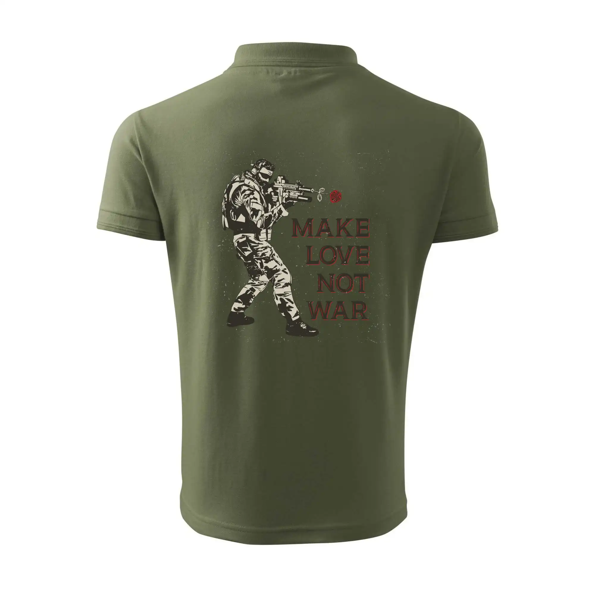 Růže ve zbrani, make love not war