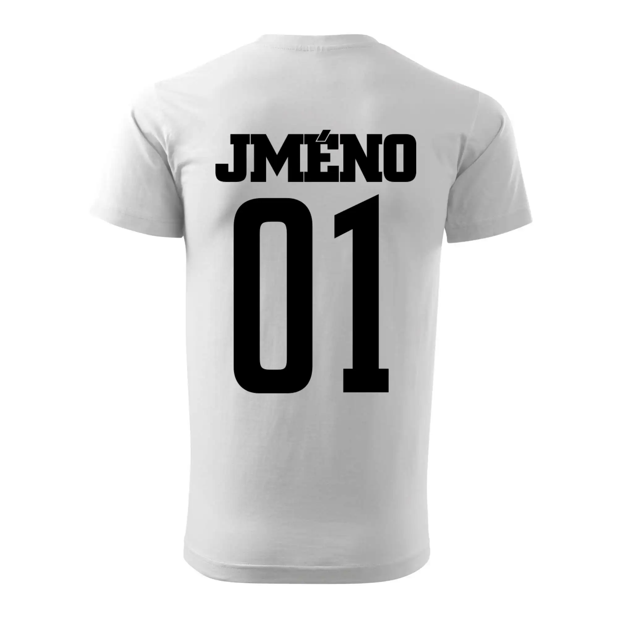 Fotbalový dres - vlastní jméno a číslo
