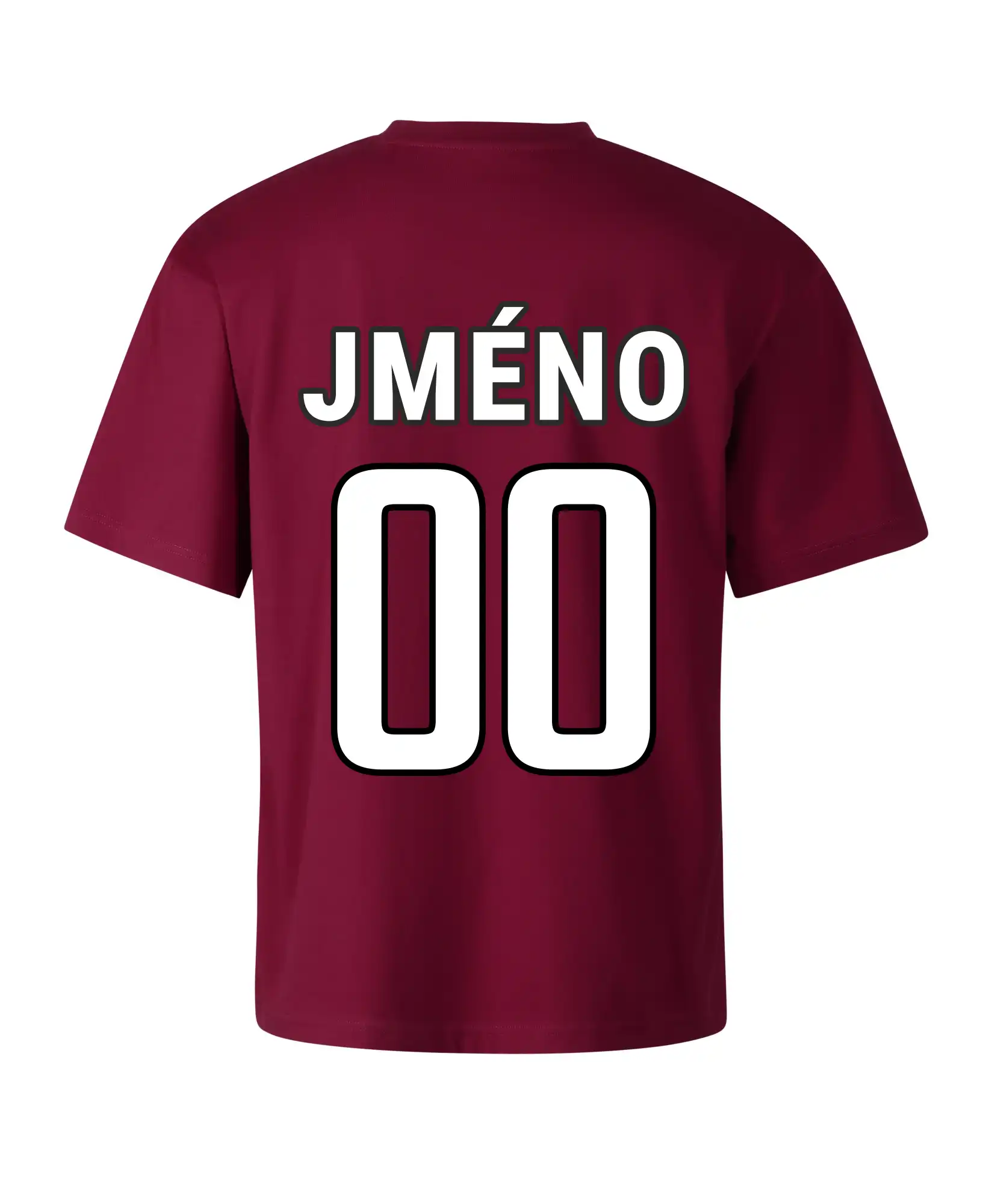 Fotbalový dres - vlastní jméno a číslo