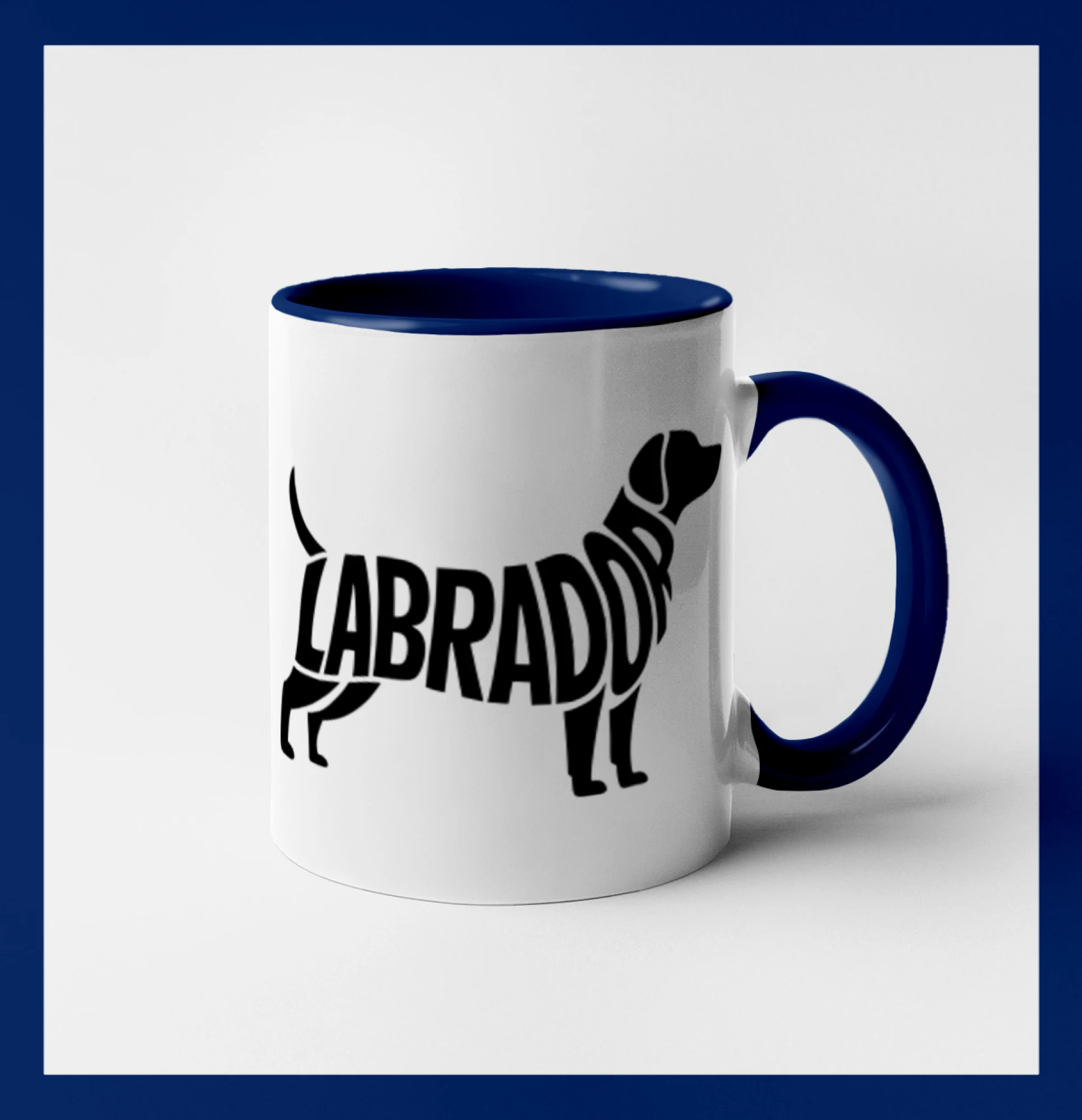 Labrador nápis v těle