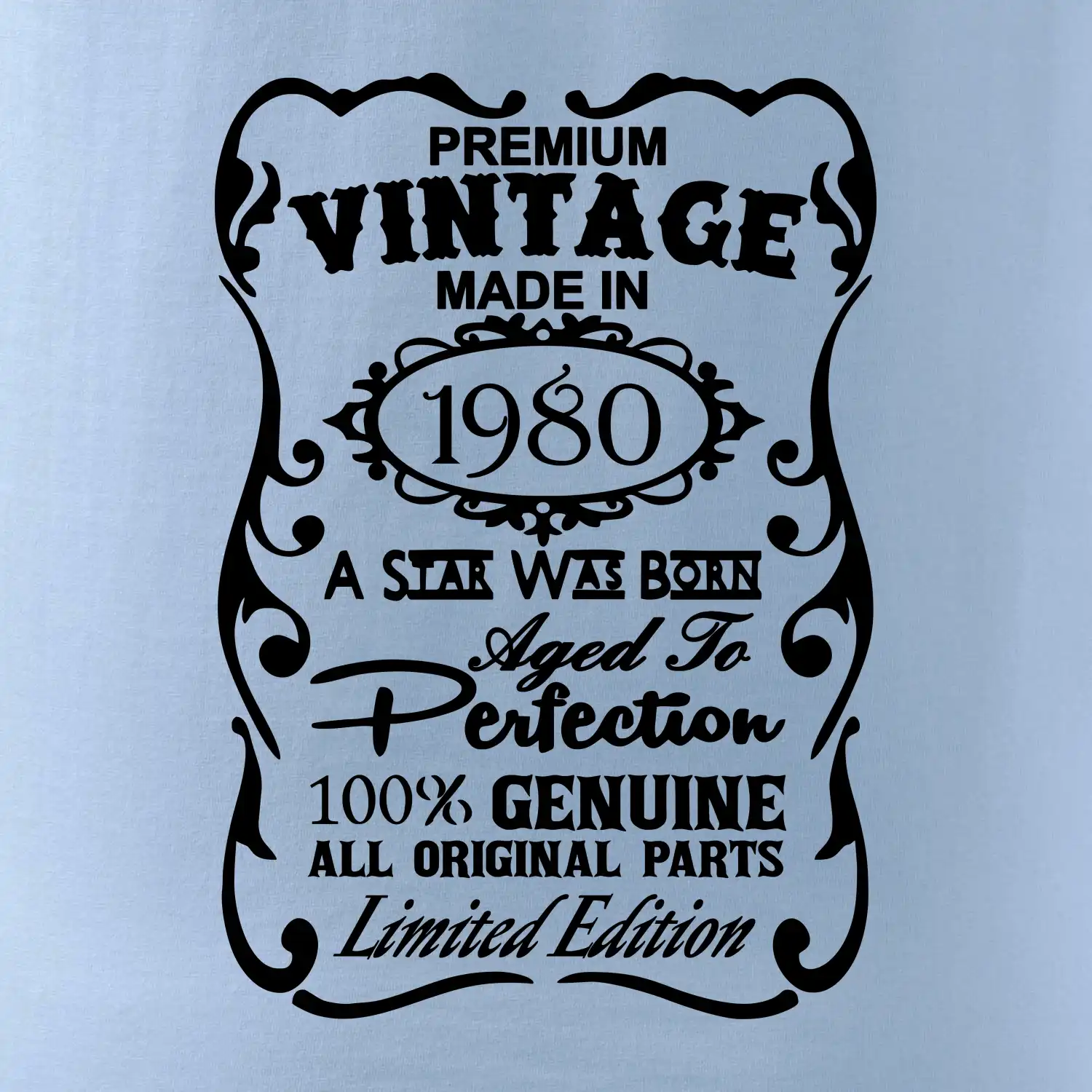 Vintage Etiketa - 1980