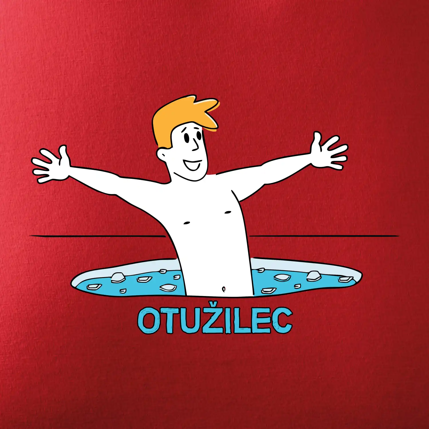 Otužilec - kreslený