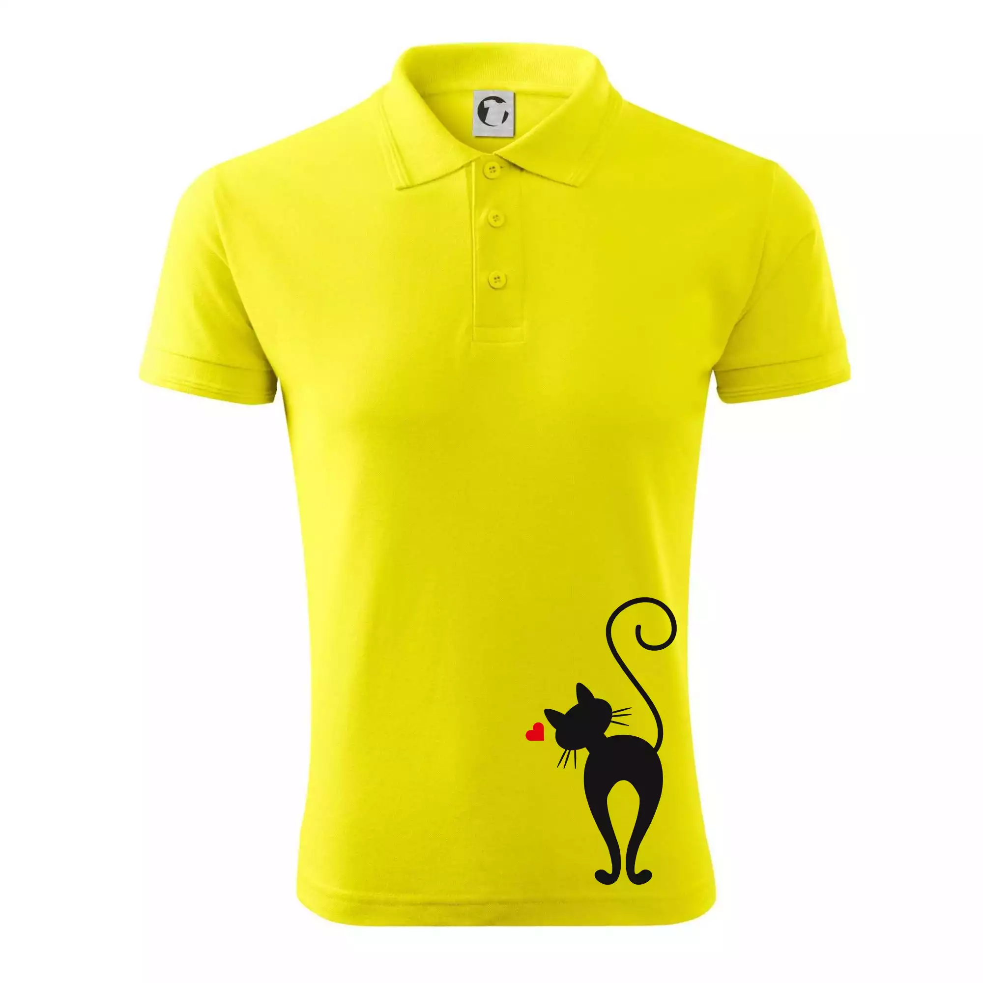 Zamilovaná kočka zezadu