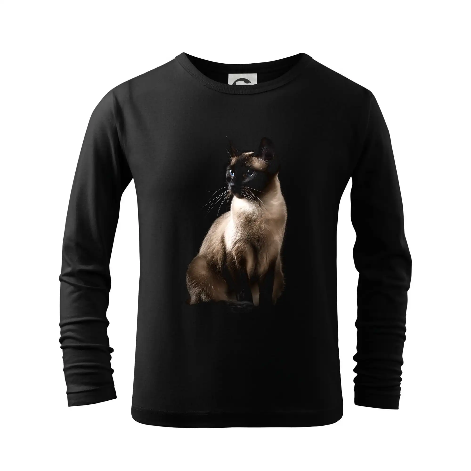 Siamská kočka černá fotka