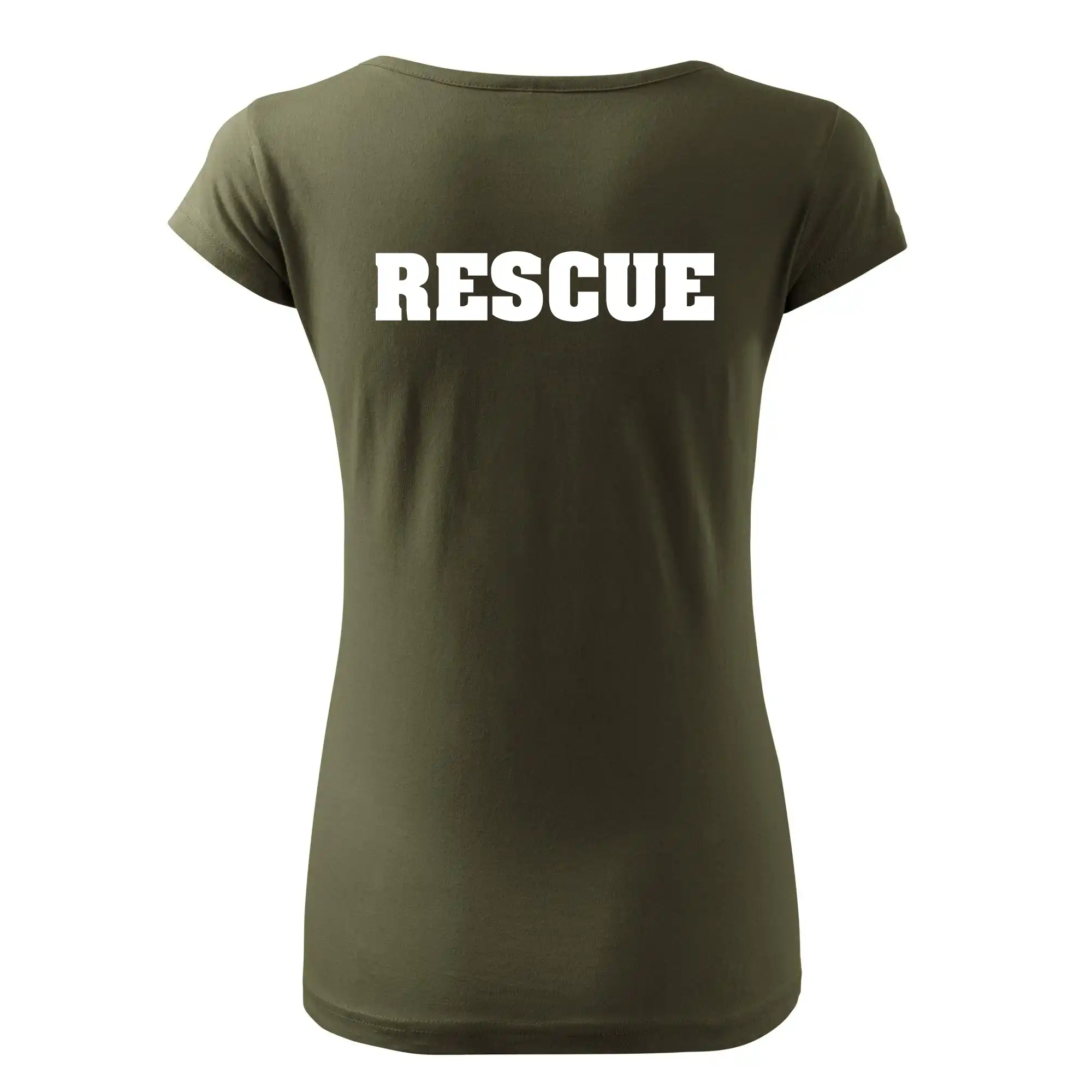 Rescue - Hvězda na prsu +  nápis na zádech