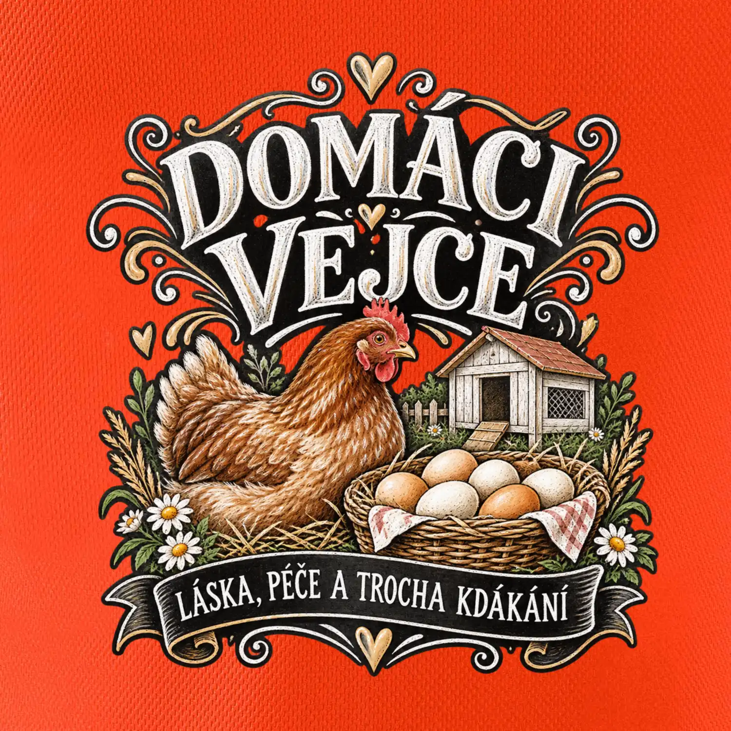 Domácí vejce z farmy