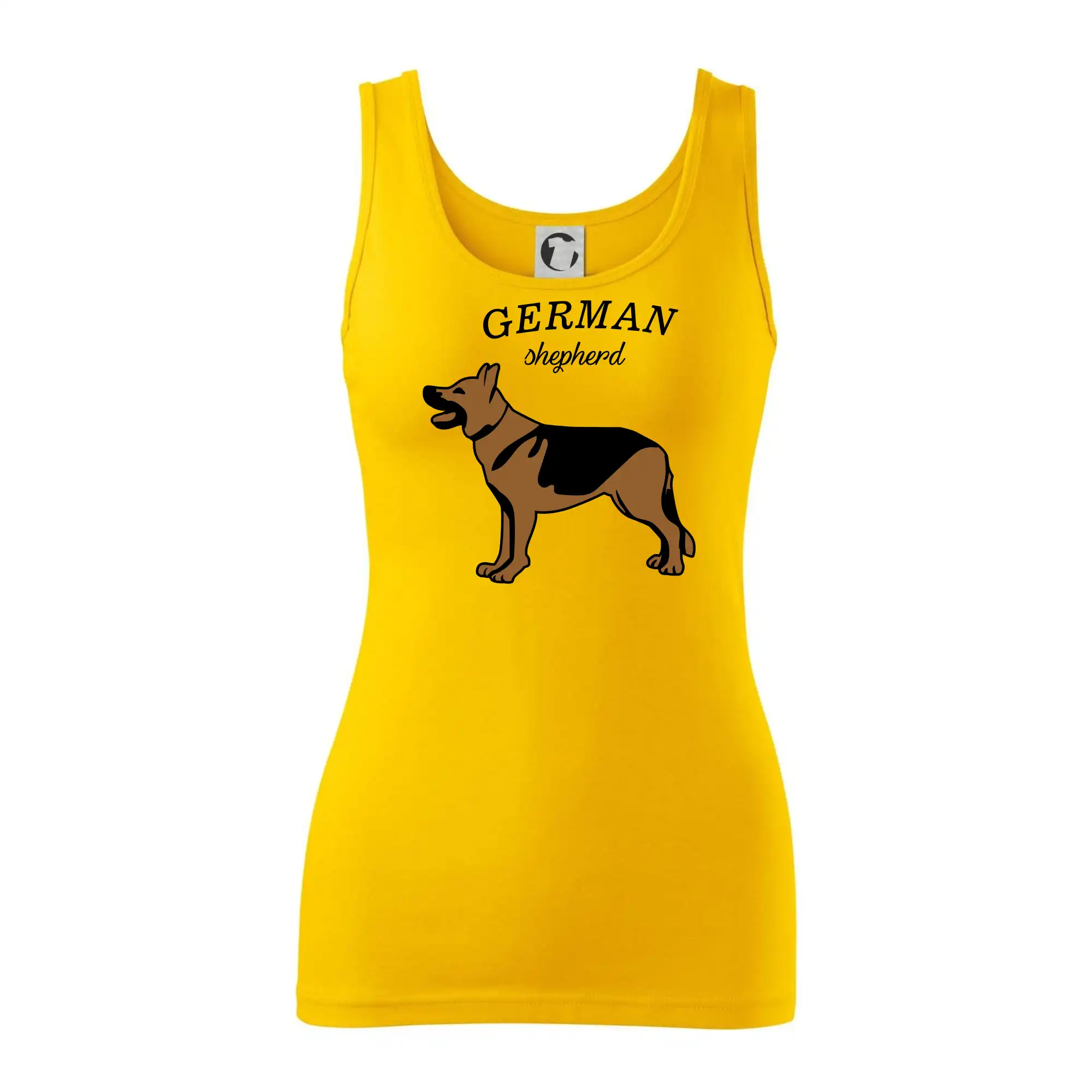 Německý ovčák - hnědý s nápisem