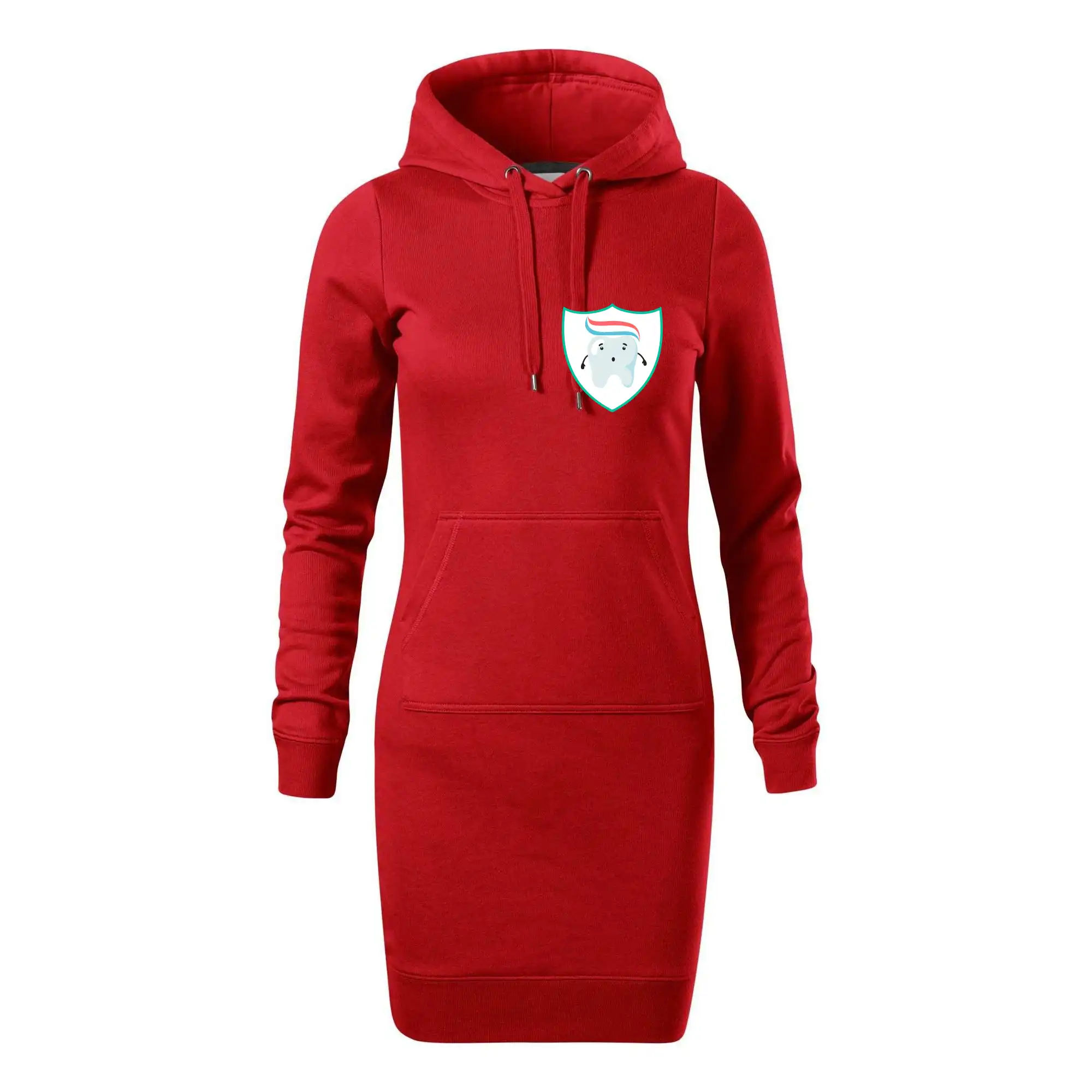 Zoubek na prsu - zubní pasta