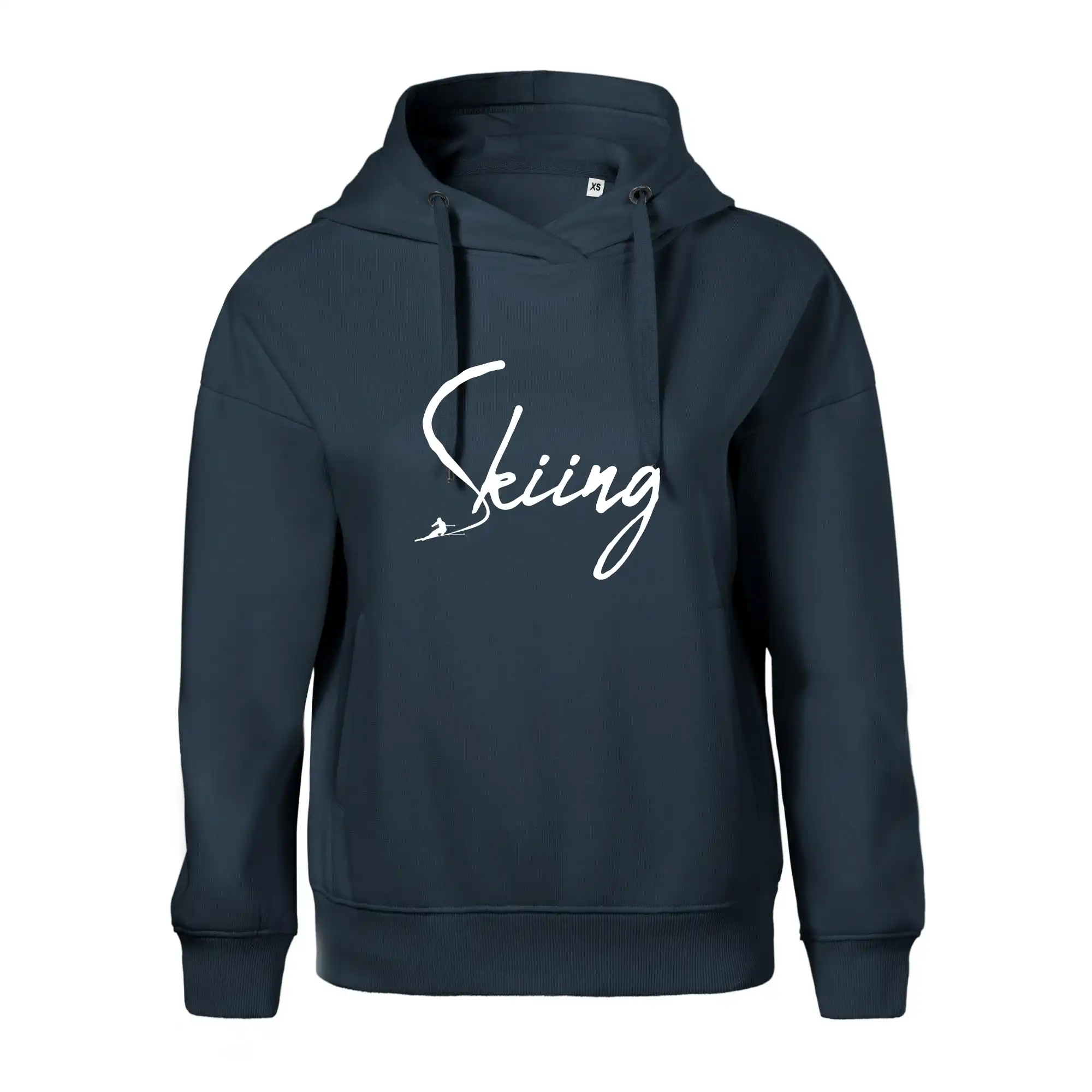 Skiing nápis lyžař