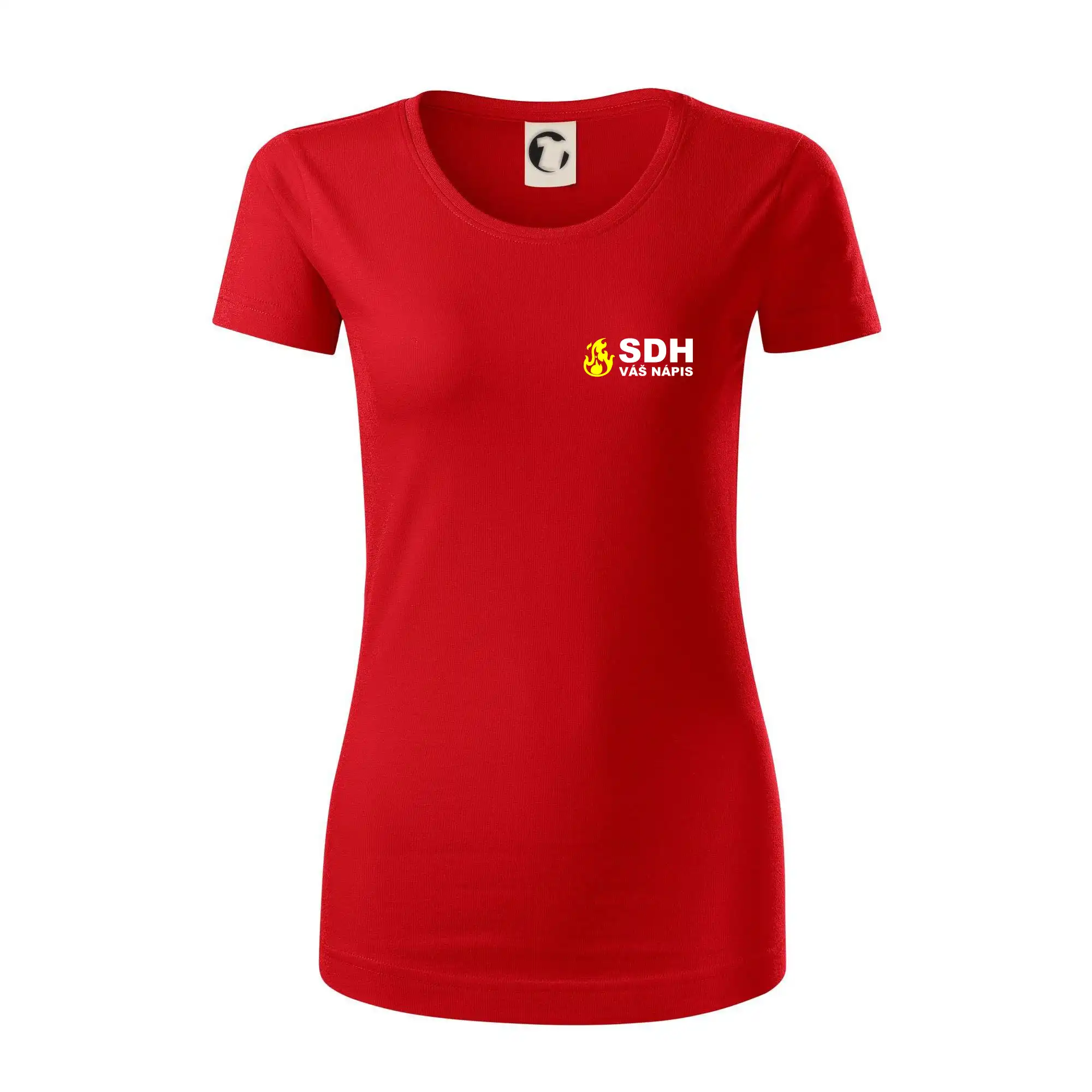 SDH nápis (oheň, název sboru - vlastní nápis)