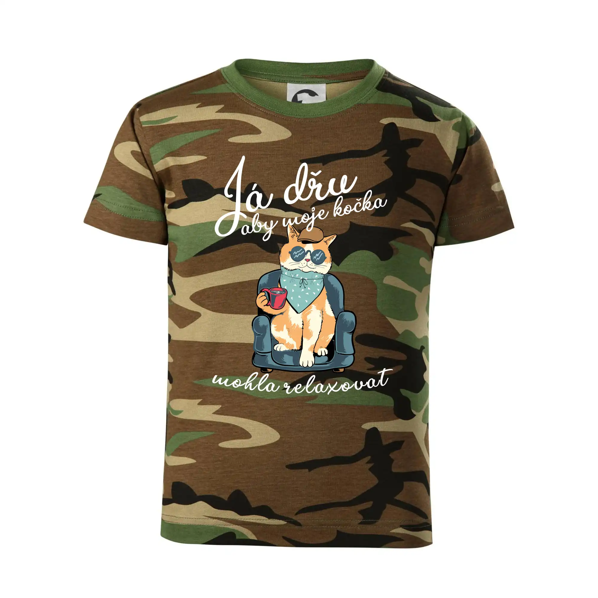 Já dřu, aby moje kočka mohla relaxovat