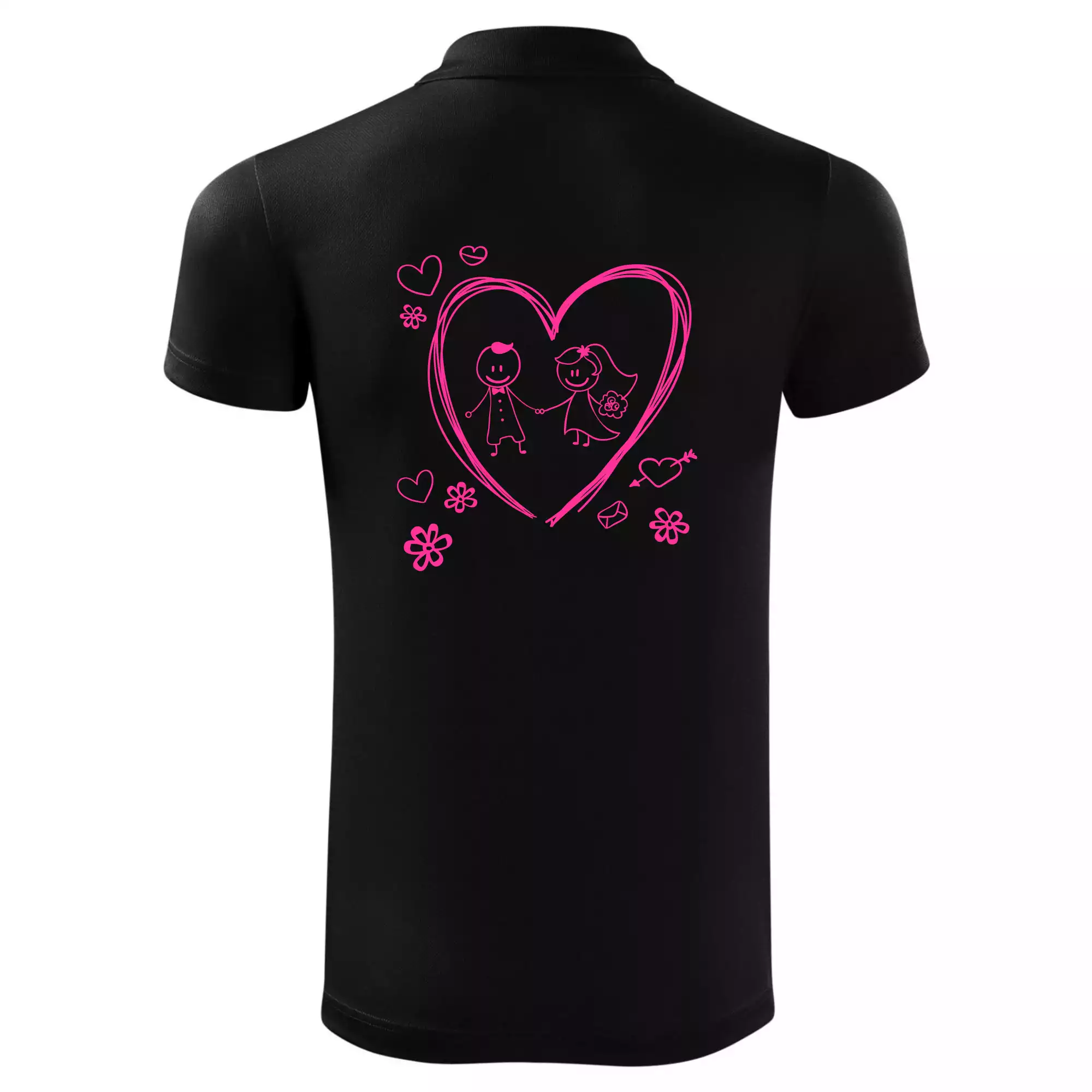 Svatba - kreslené srdce