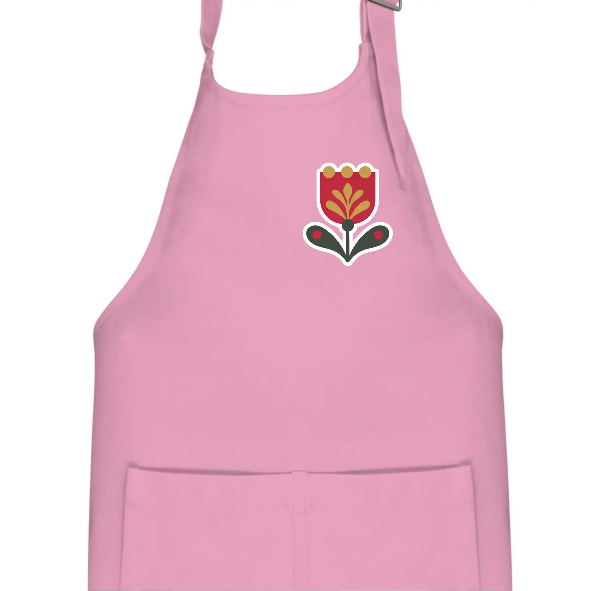 Folklor na prsu tulipán