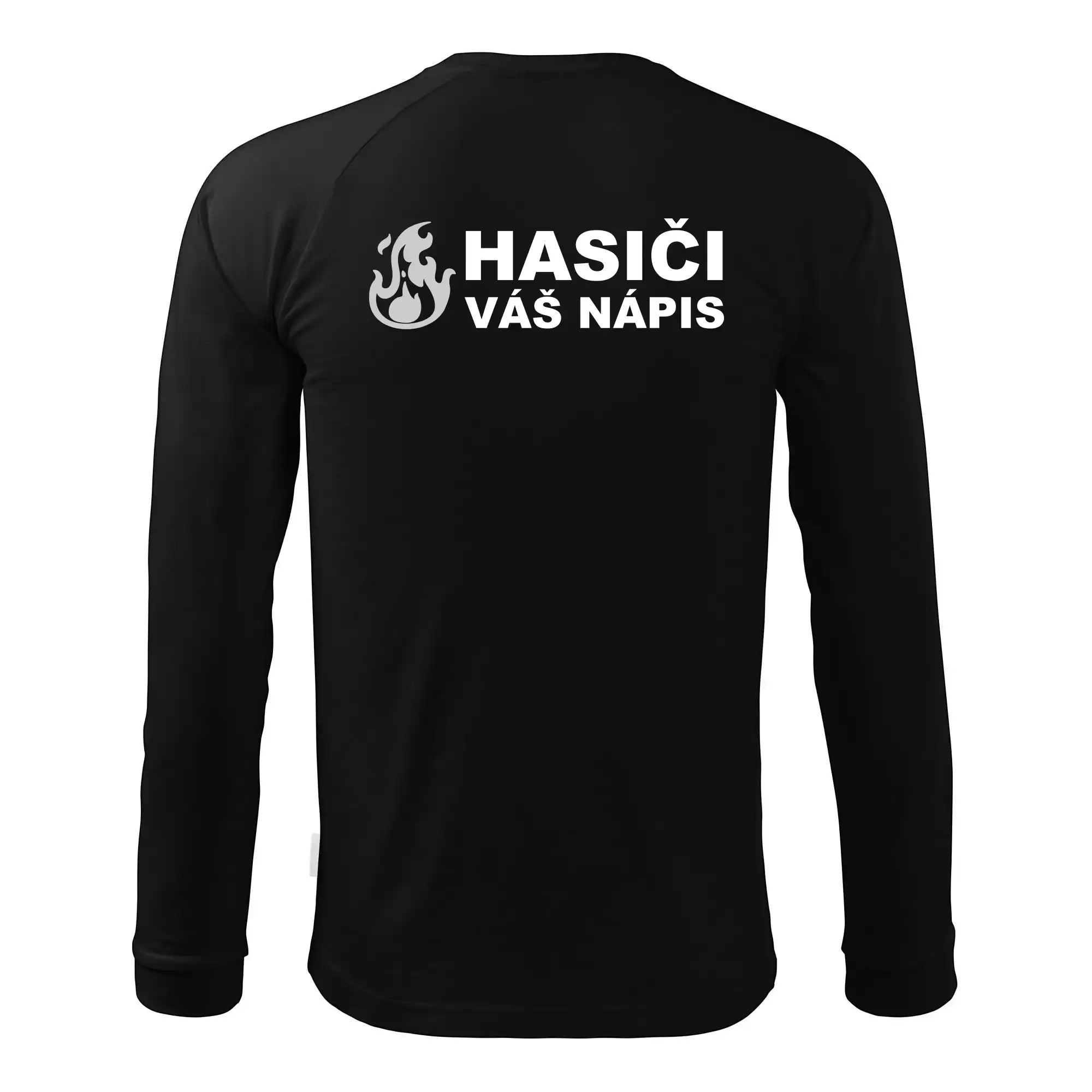 Hasiči REFLEXNÍ (oheň, Firesport, název sboru - vlastní nápis)