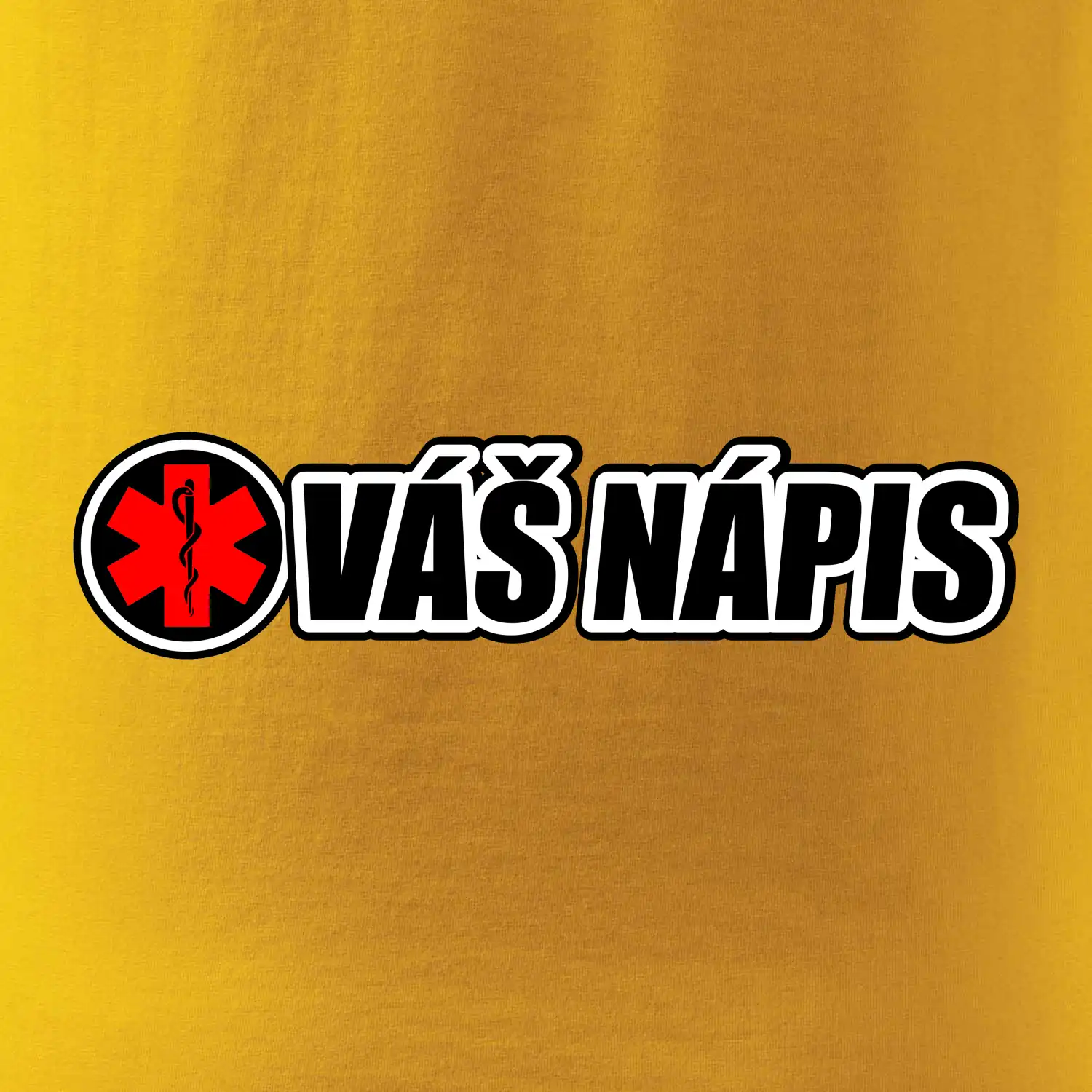 Kulatý kříž - tvůj nápis