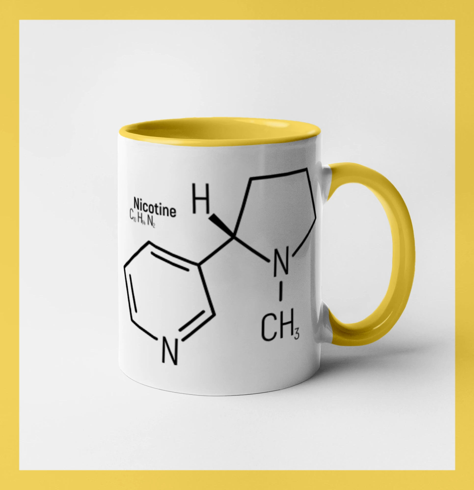 Molekulární struktura Nikotin