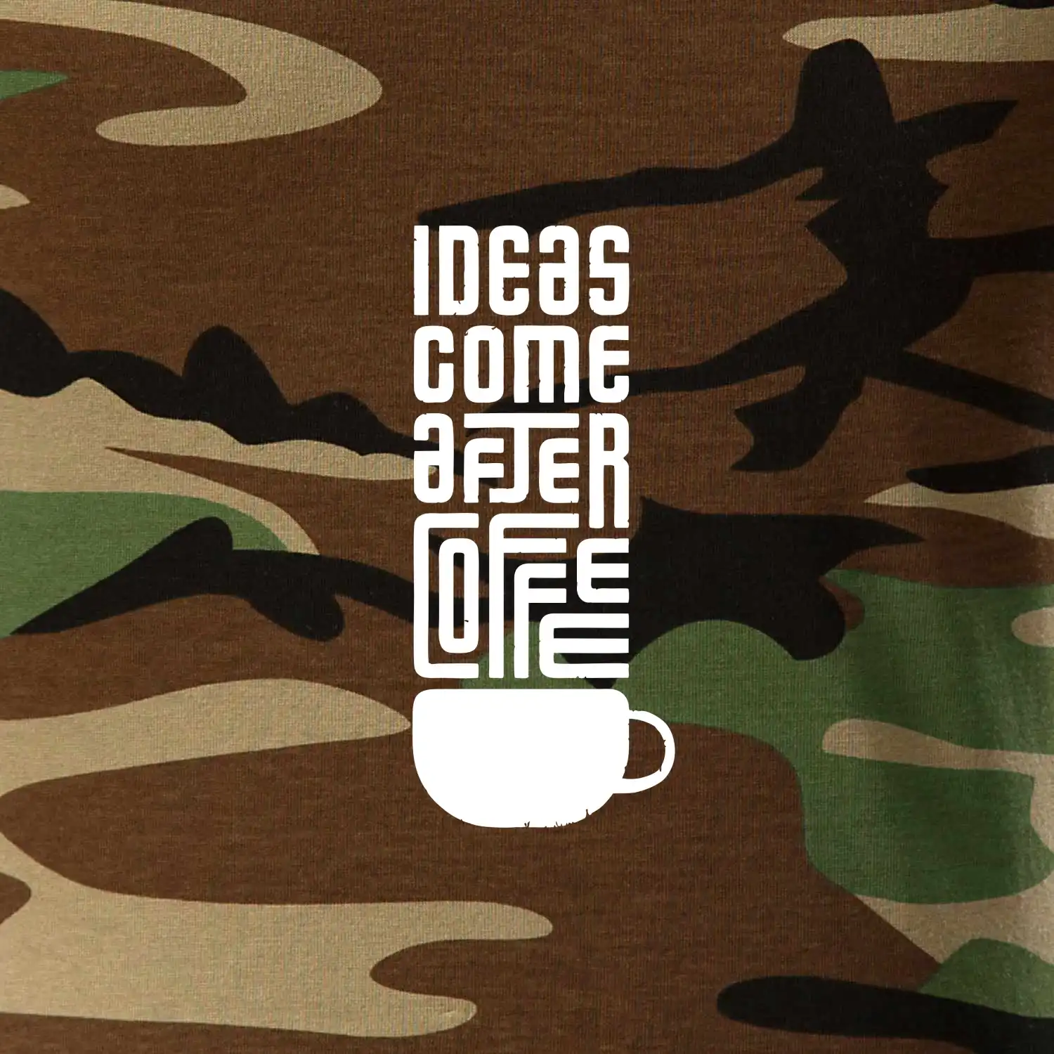 Ideas come after coffee