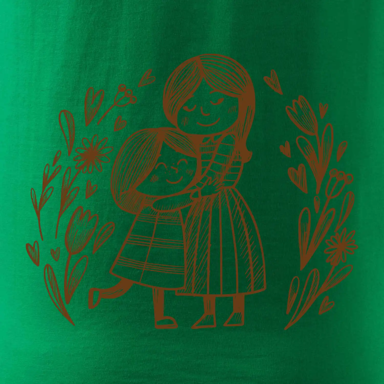 Matka a dcera v objetí