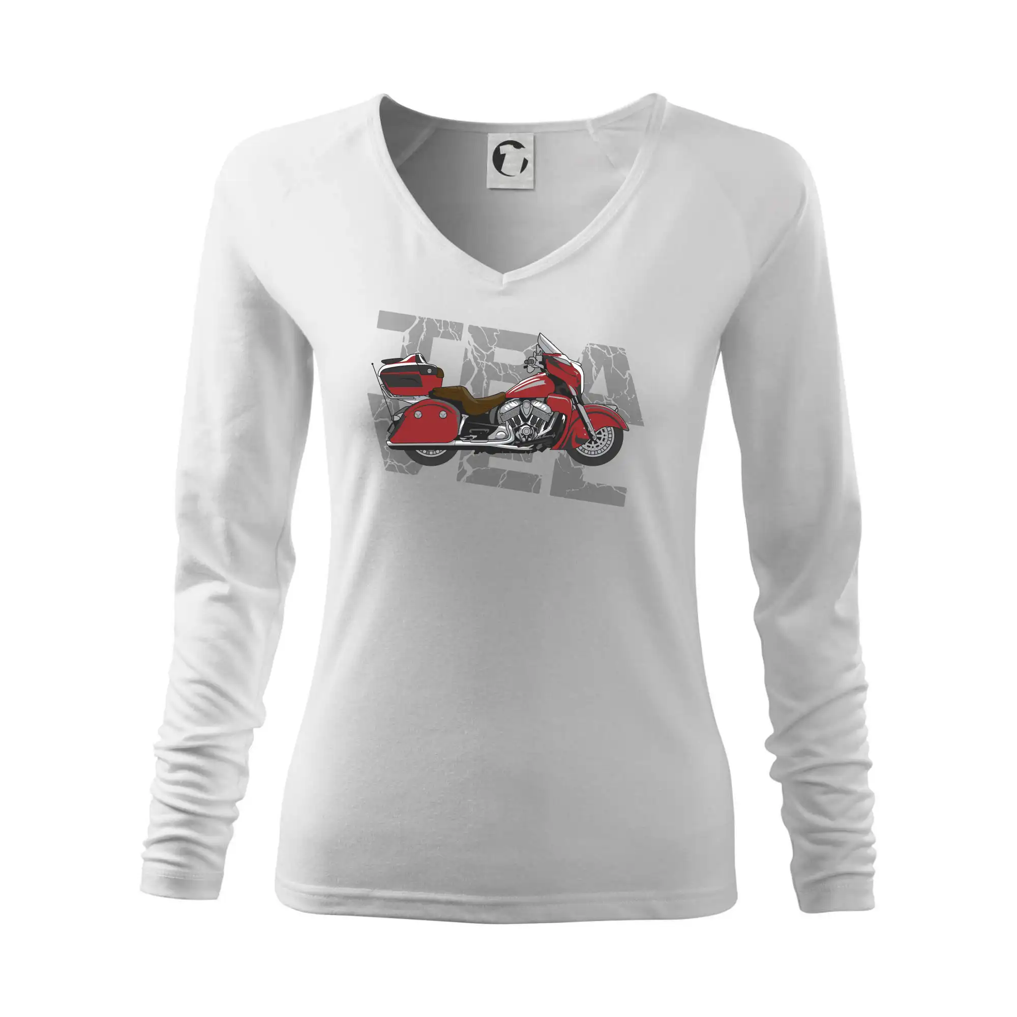 Cestovní motorka Amerika červená