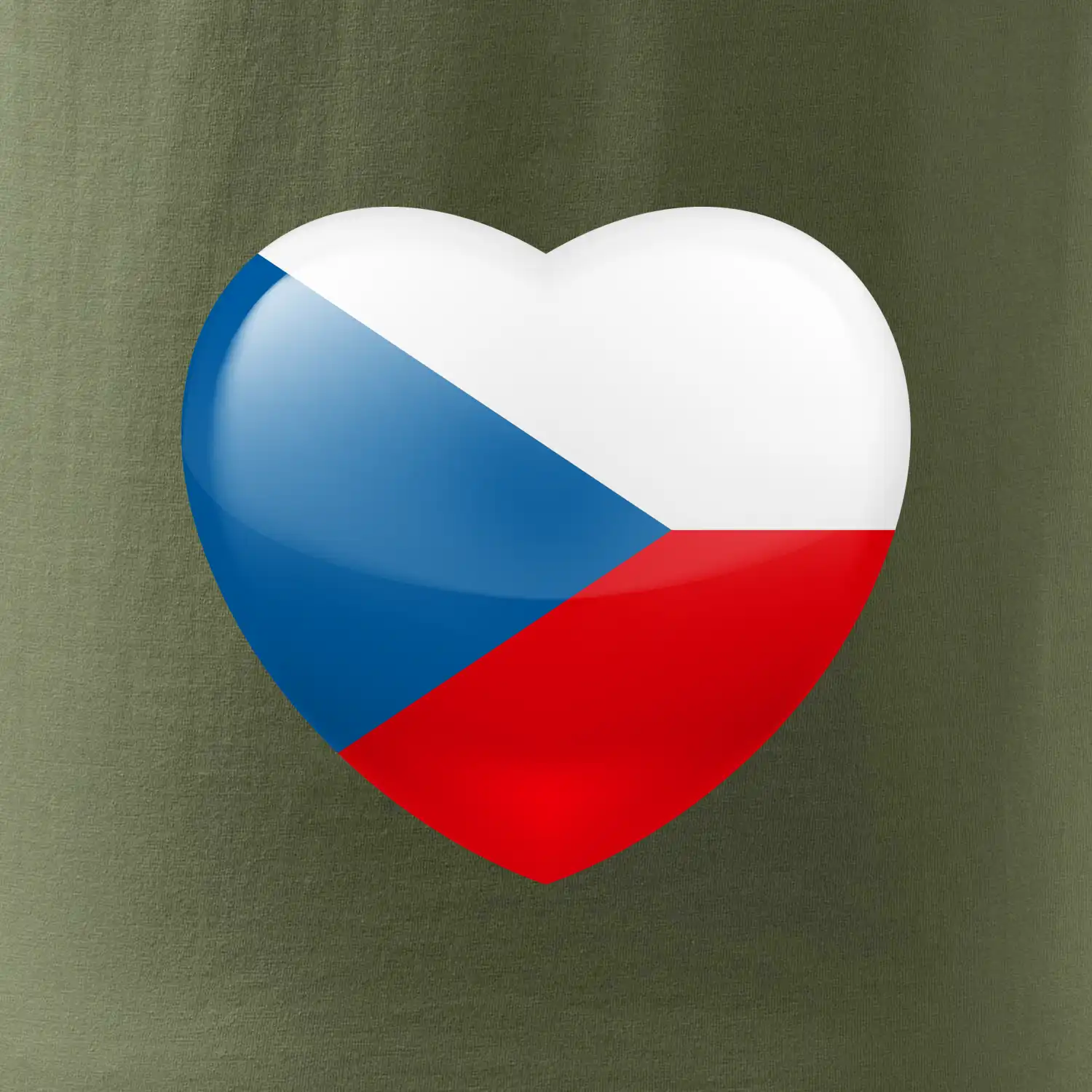 Česká vlajka srdce