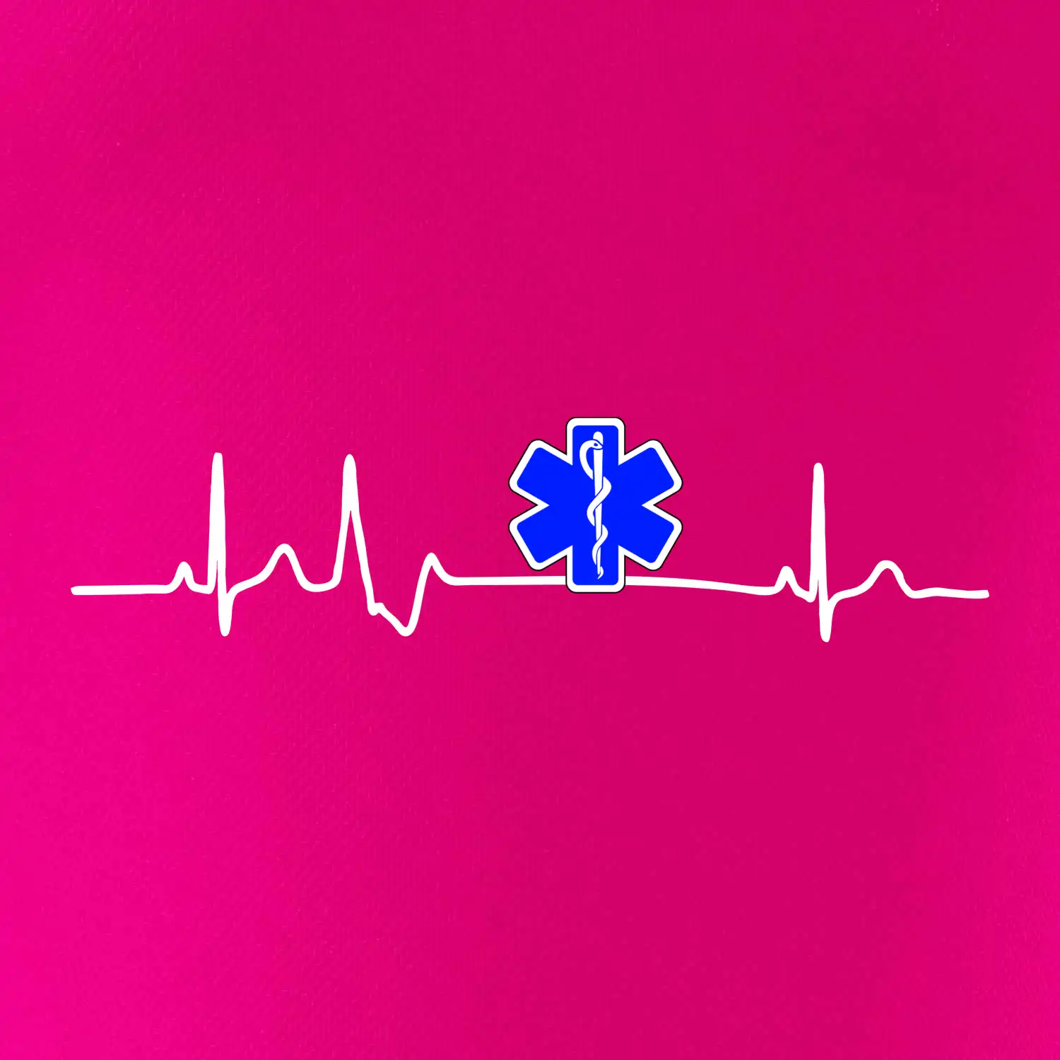 EKG rescue modrá hvězda