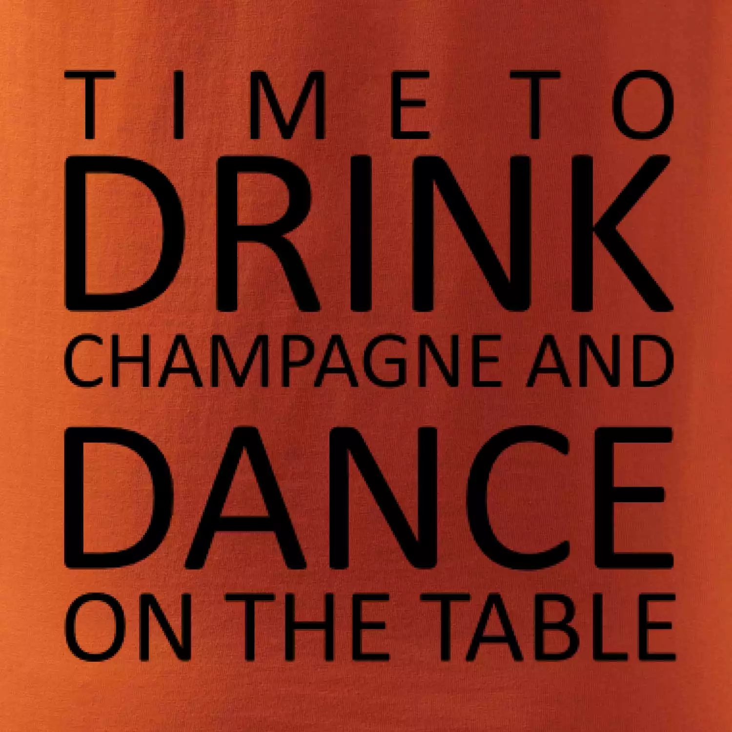 Time to drink Champagne