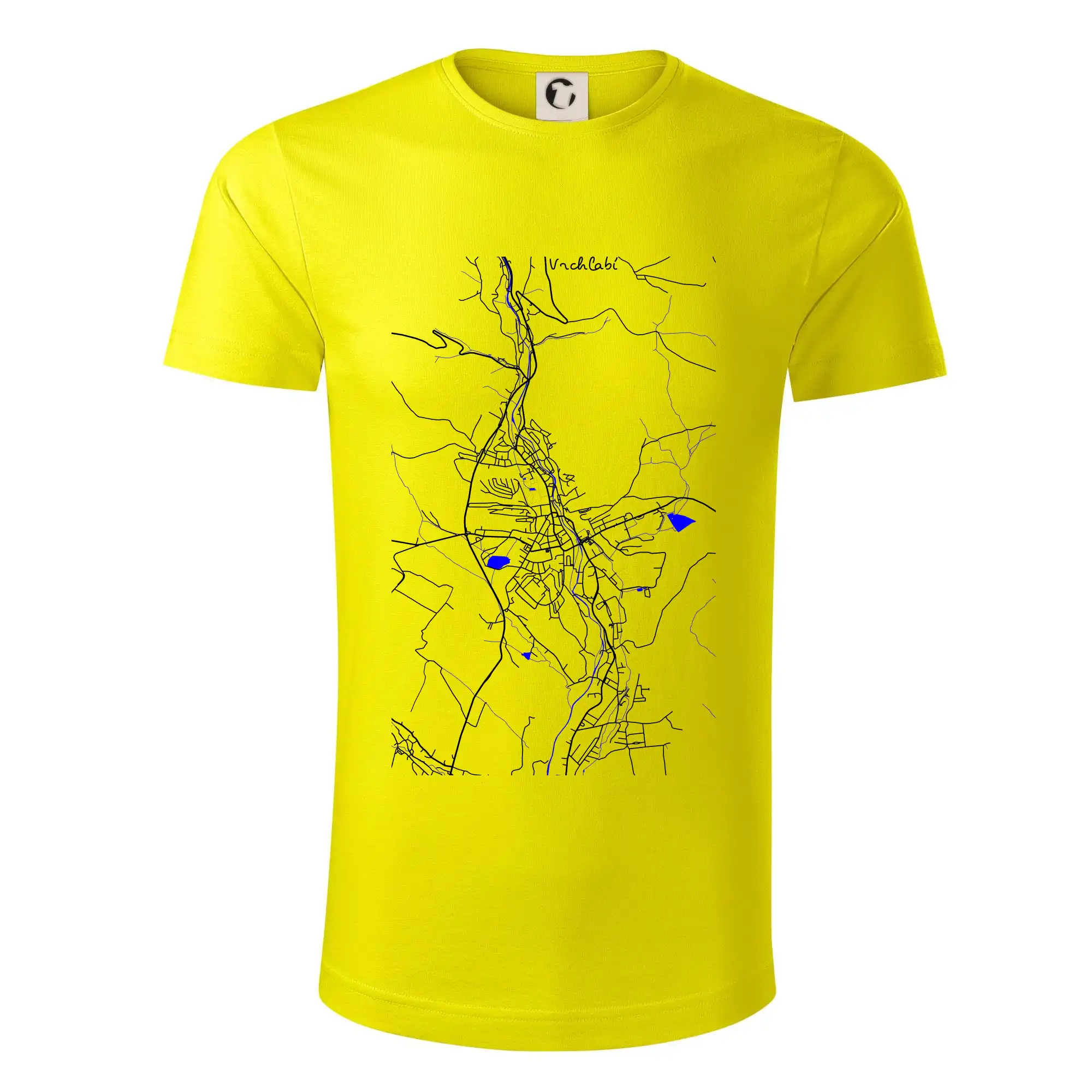 Vrchlabí - Mapa s vodními toky