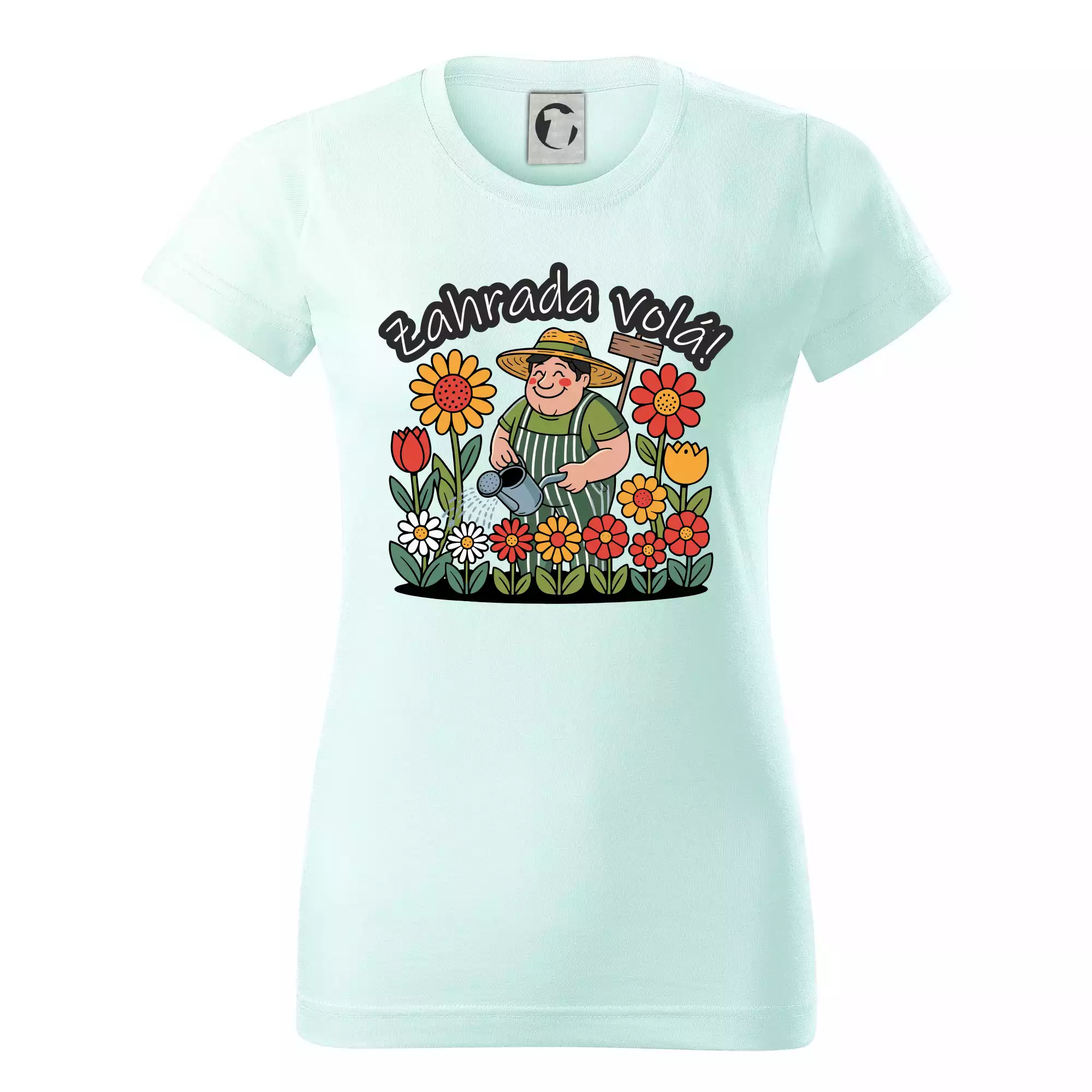 Zahrada volá - zahradník a slunečnice