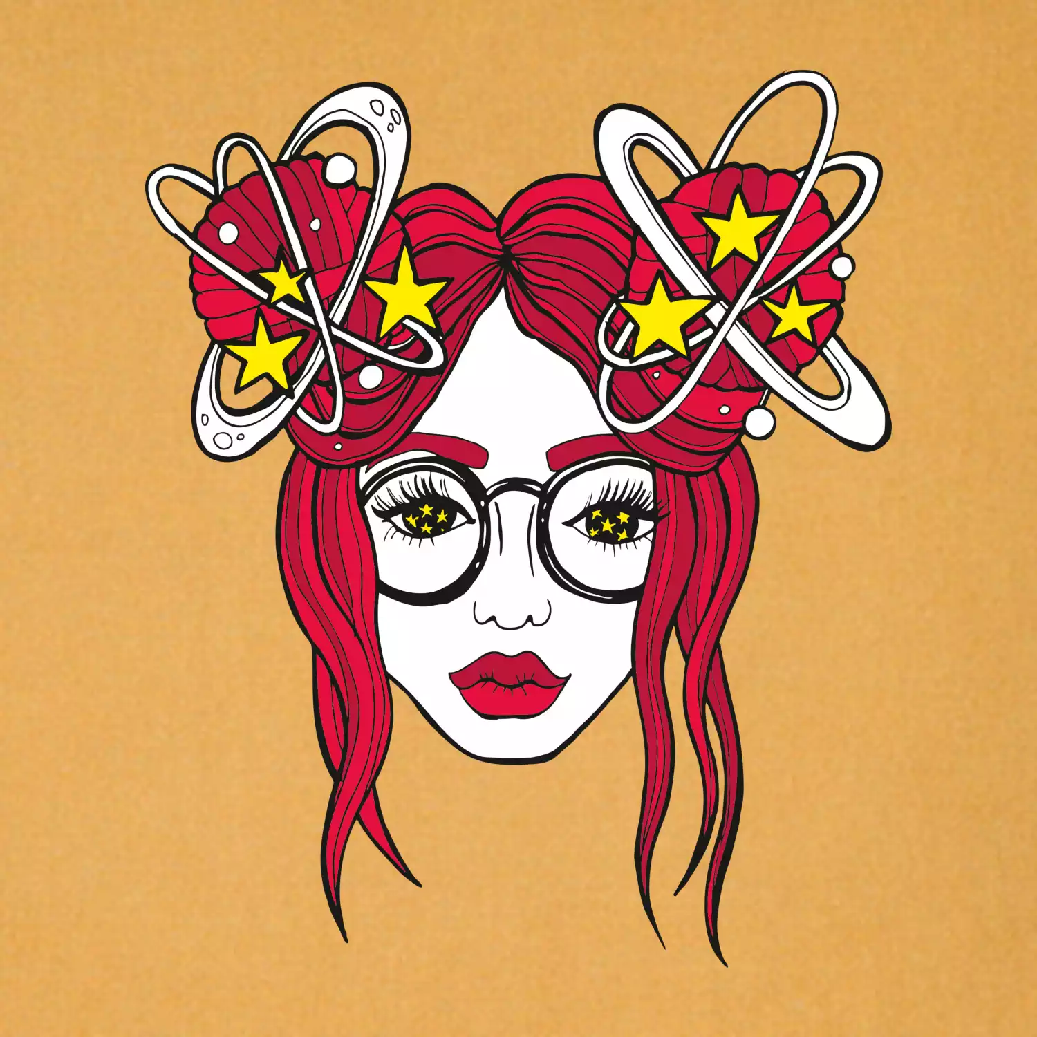 Magická červenovláska (Pecka design)